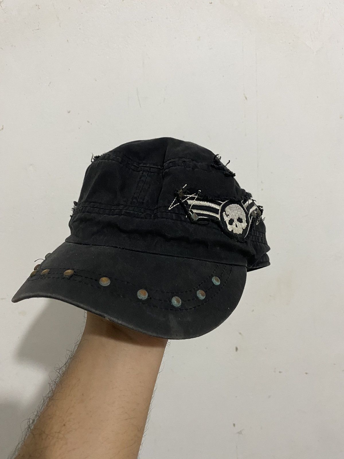 Hysteric Glamour 💸BINDINGOFFER💸Japanese cadet hat skull studed lgb styled Size ONE SIZE - 1 Thumbnail