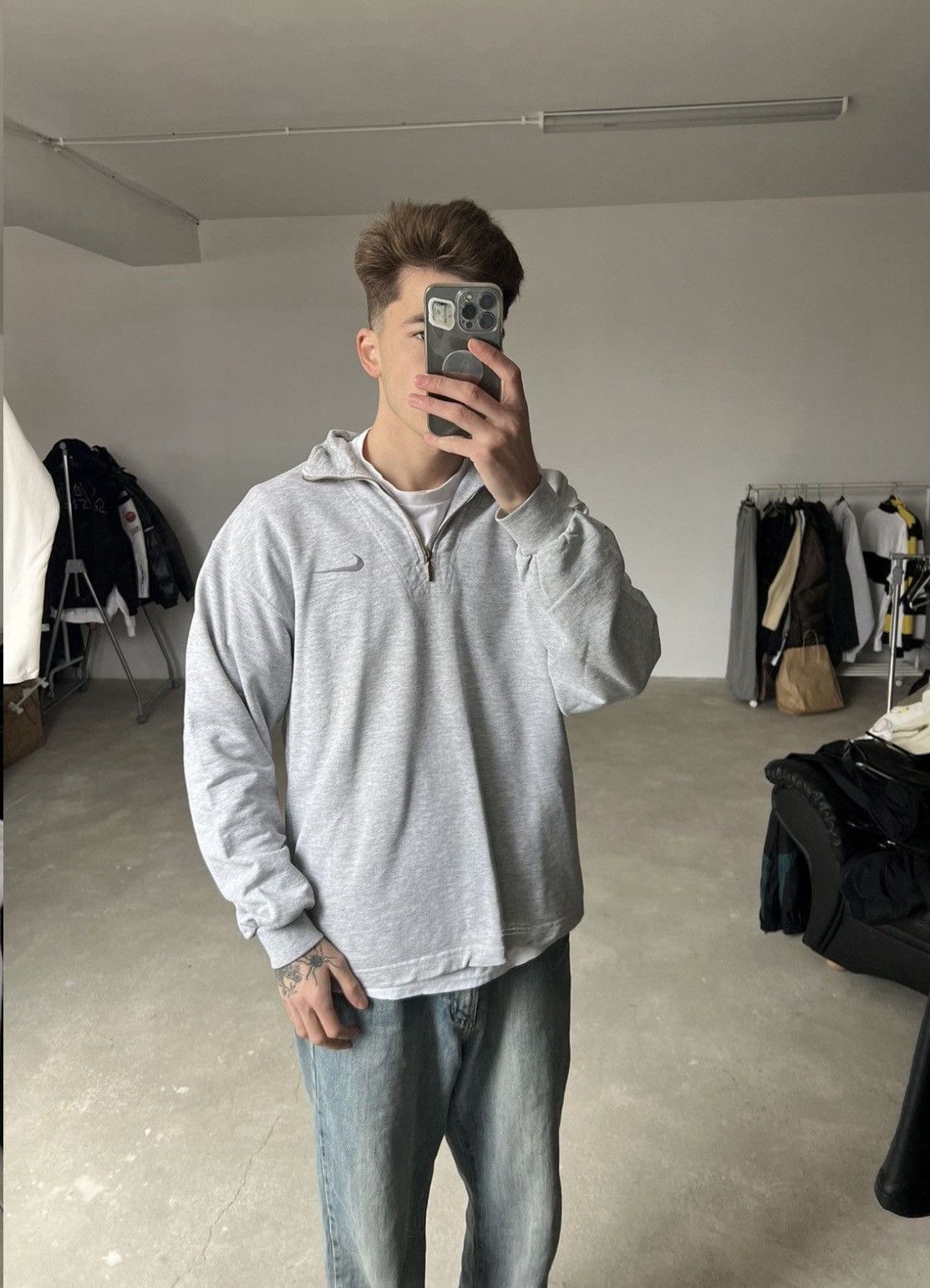Nike Vintage Nike Logo Sweatshirt Size US L / EU 52-54 / 3 - 1 Thumbnail