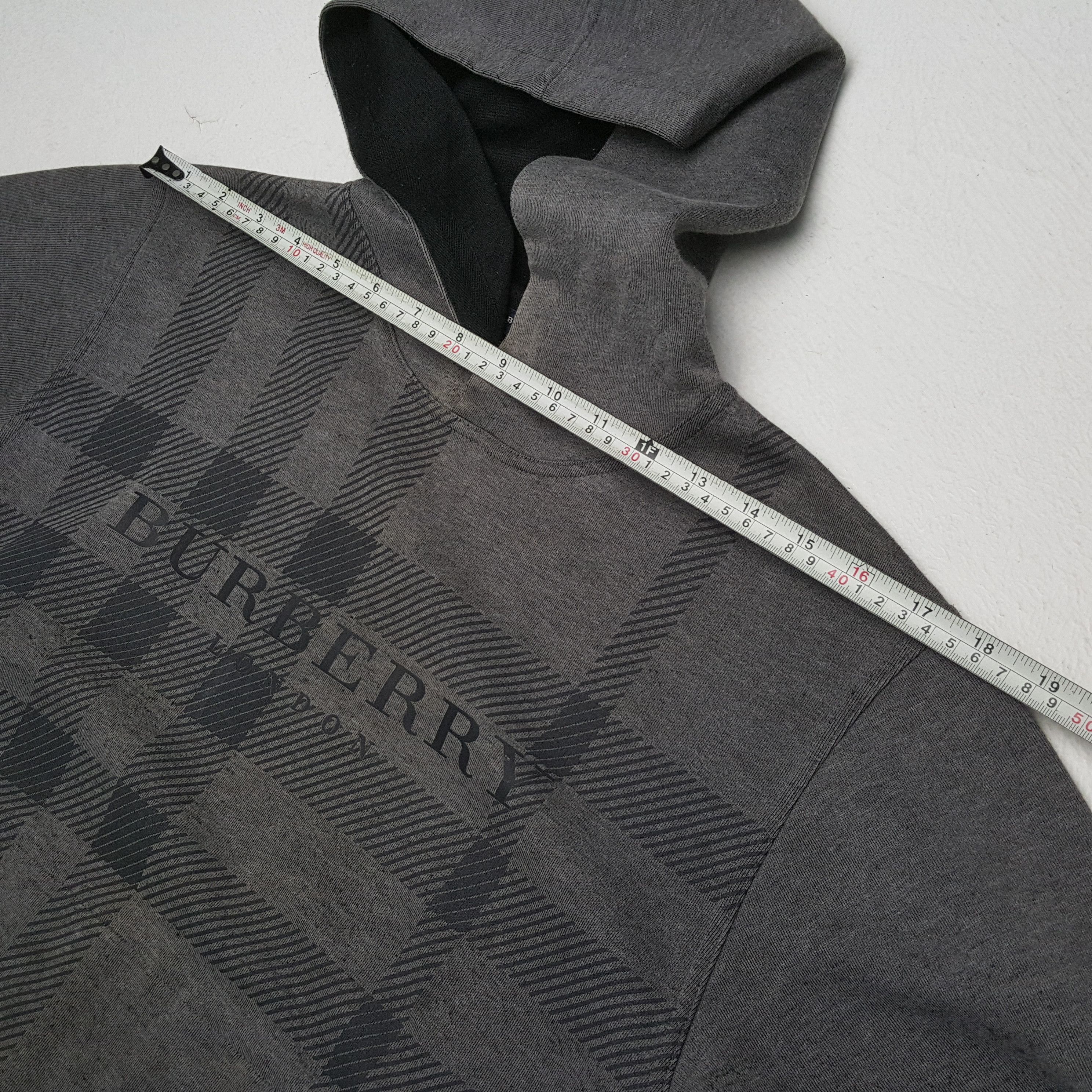 Burberry × Vintage Vintage BURBERRY LONDON Fashion Brand Nova Check Hoodies Size US S / EU 44-46 / 1 - 5 Thumbnail