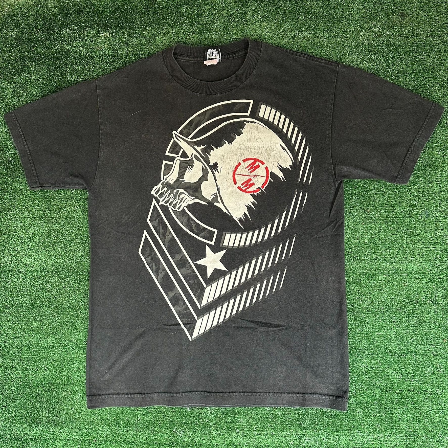 Metal Mulisha Vintage Y2K Metal Mulisha Skull T-Shirt Boxy Faded Black M P Size US M / EU 48-50 / 2 - 1 Thumbnail