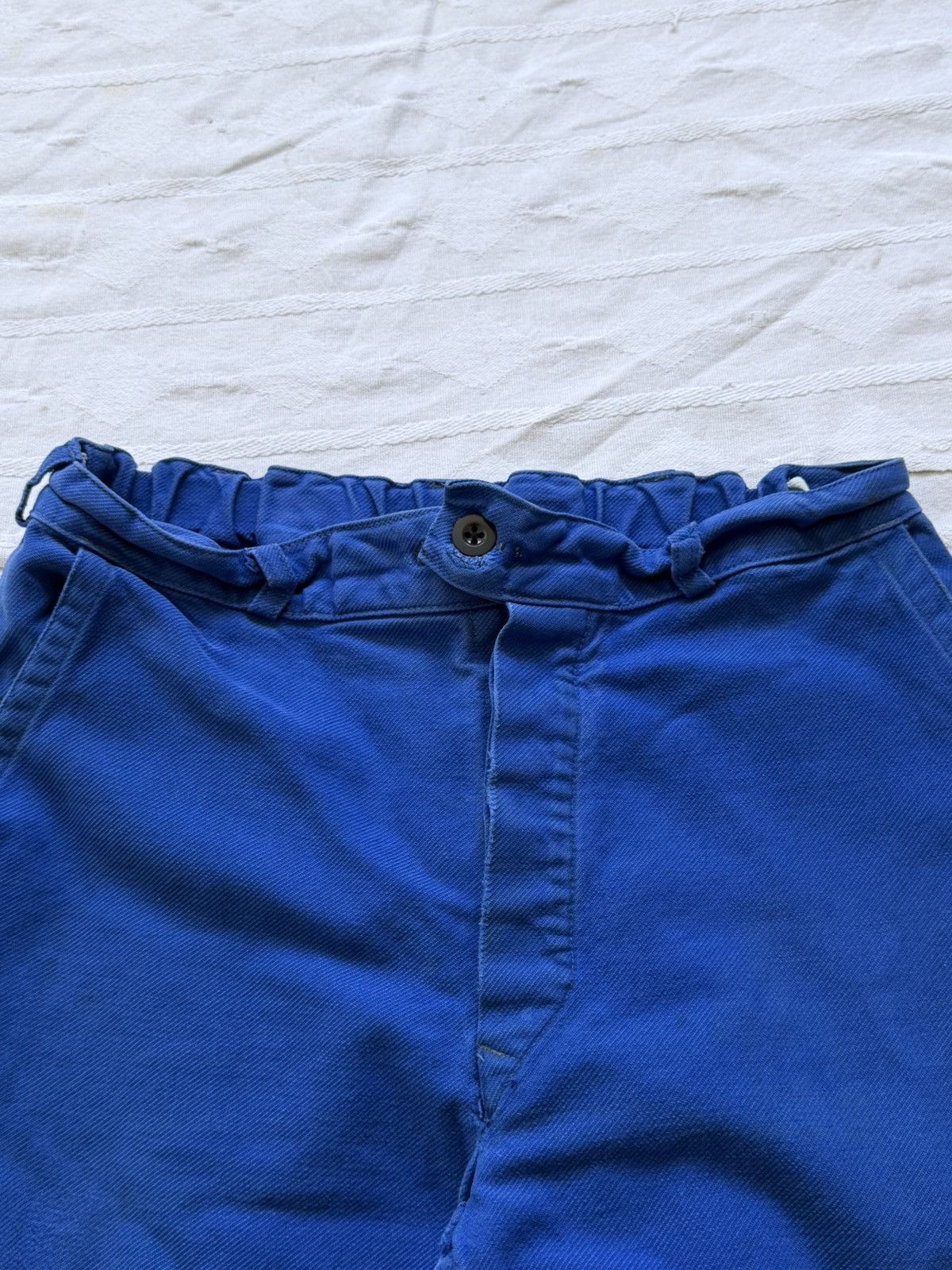Le Laboureur Vintage 80S French „Lutteurs” Faded Work Pants Size US 30 / EU 46 - 4 Thumbnail