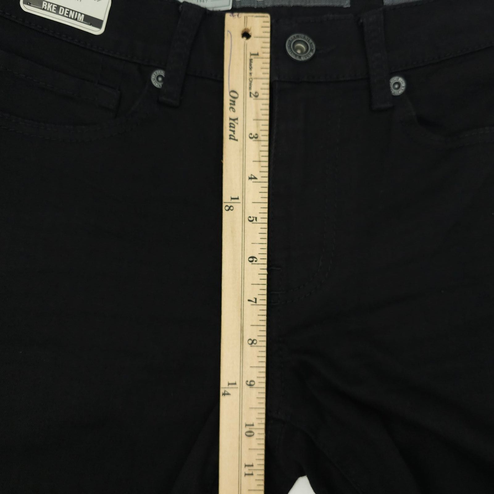 BKE BKE Alec Black Skinny Jeans 30L Slim Fit Alternative Indie Size US 30 / EU 46 - 4 Thumbnail