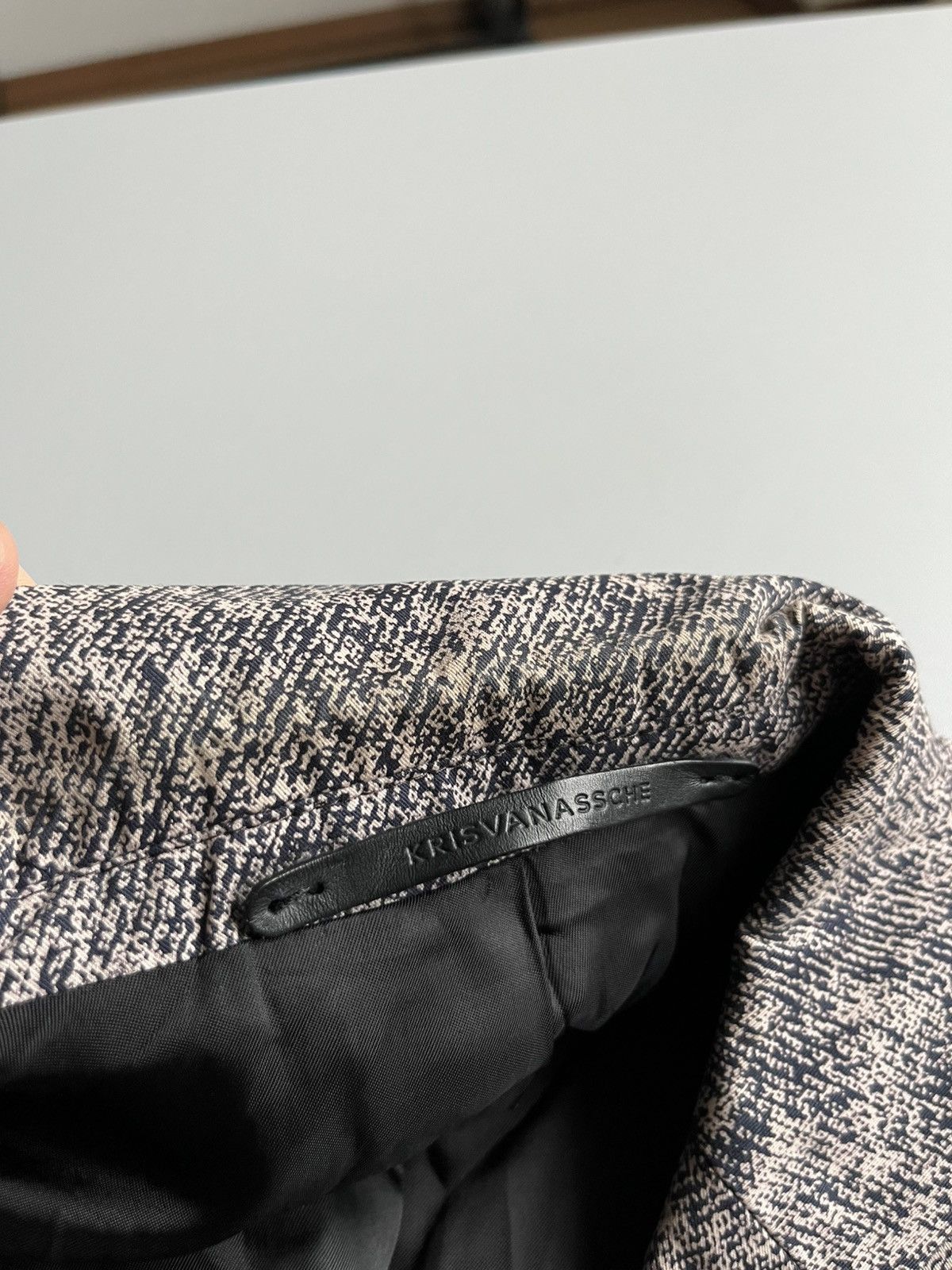 Kris Van Assche Kris van Assche SS15 runway "static noise" tailored blazer Size 48R - 15 Thumbnail