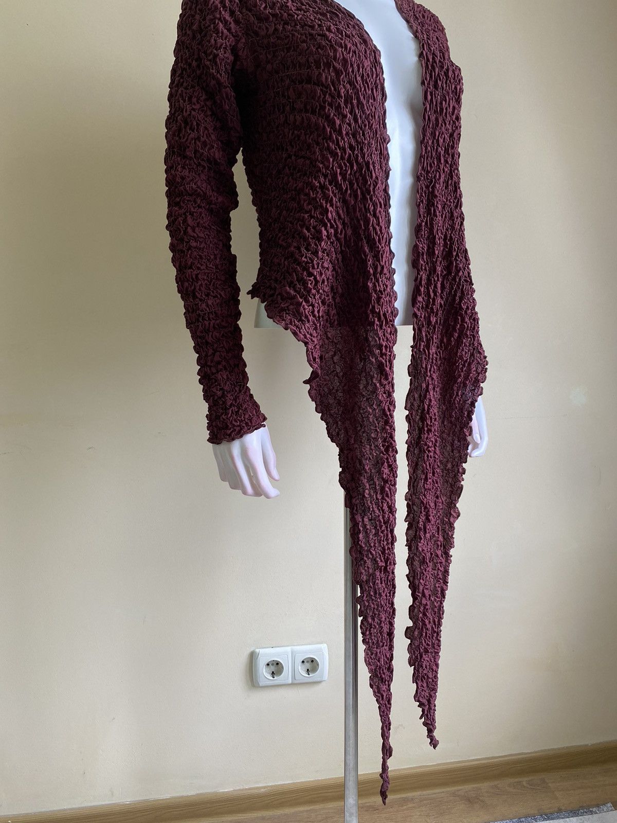Other Grizas Womens Long Sleeve Wrinkled Designer Cardigan Size XS Size XS / US 0-2 / IT 36-38 - 5 Thumbnail