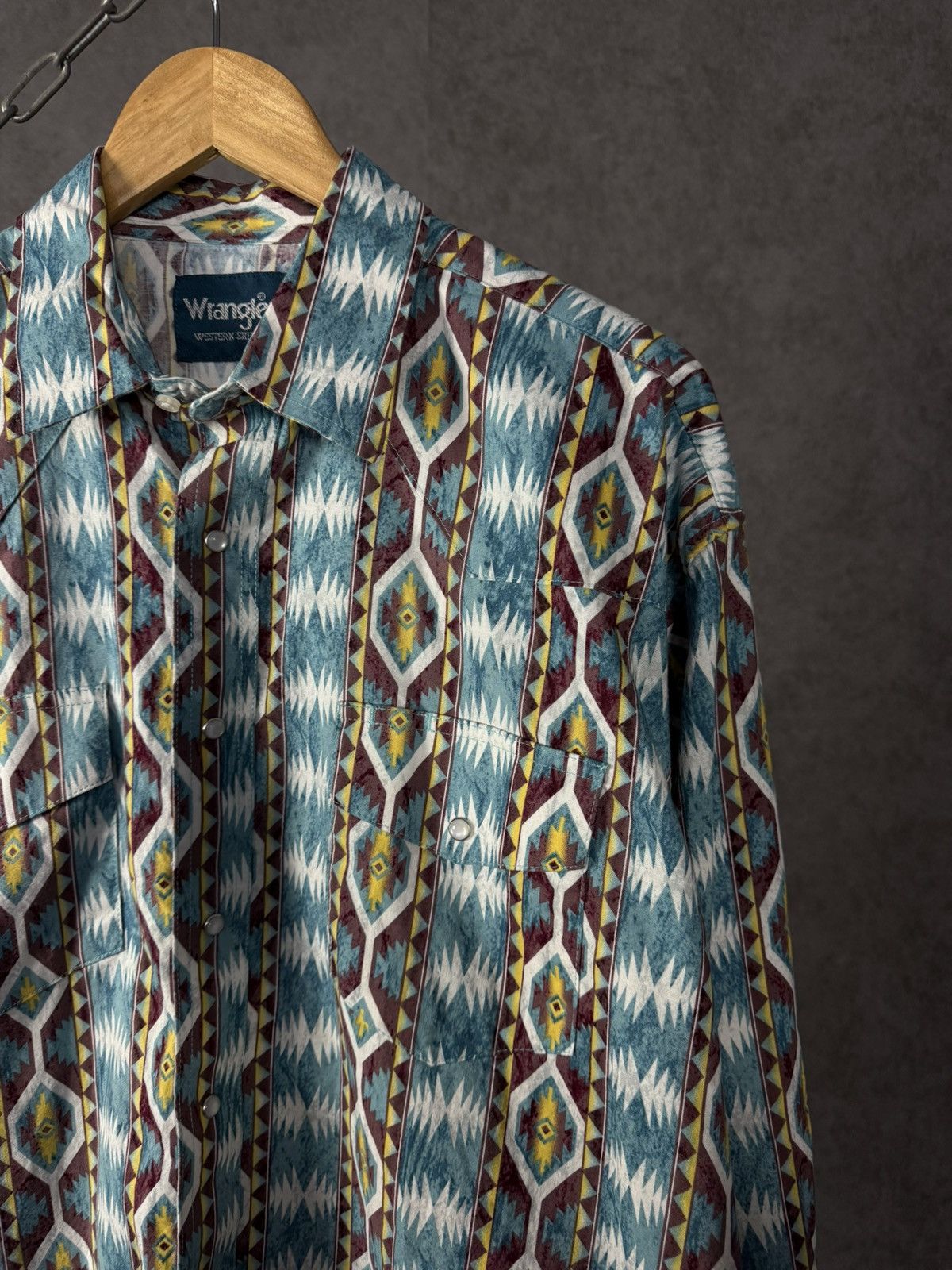 Wrangler Wrangler Western art designer crazy shirt Size US XL / EU 56 / 4 - 2 Thumbnail