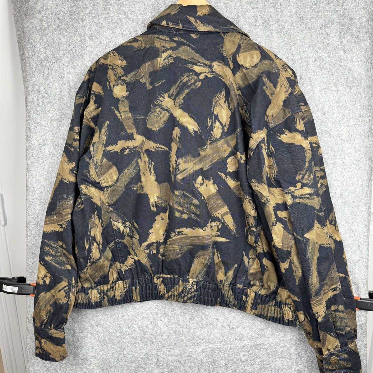 Other Gene Ewing Bis Bomber Jacket Camo Floral Embroidered VTG 90s Size M / US 6-8 / IT 42-44 - 7 Thumbnail