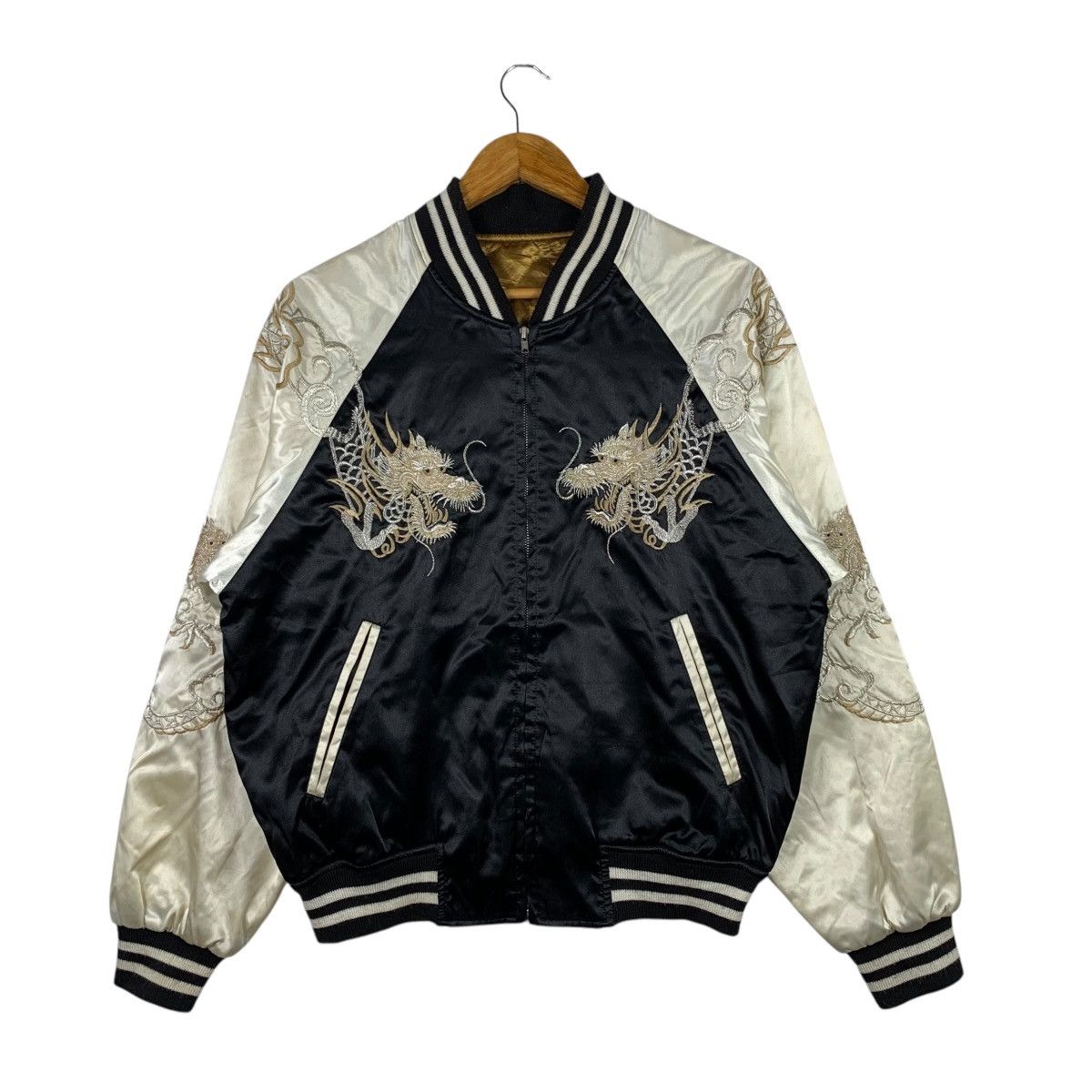 Japanese Brand HOSHIHIME Japanese Brand Sukajan Japan Dragon Embroidered Size US L / EU 52-54 / 3 - 2 Thumbnail