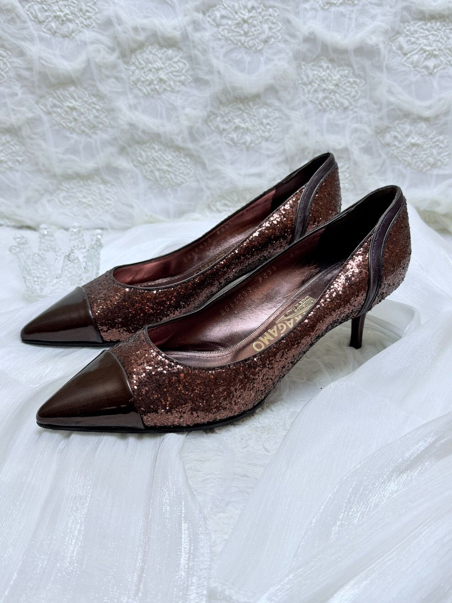 Salvatore Ferragamo Salvatore Ferragamo Patent Sandals us_7 Women Size US 7 / IT 37 - 1 Thumbnail
