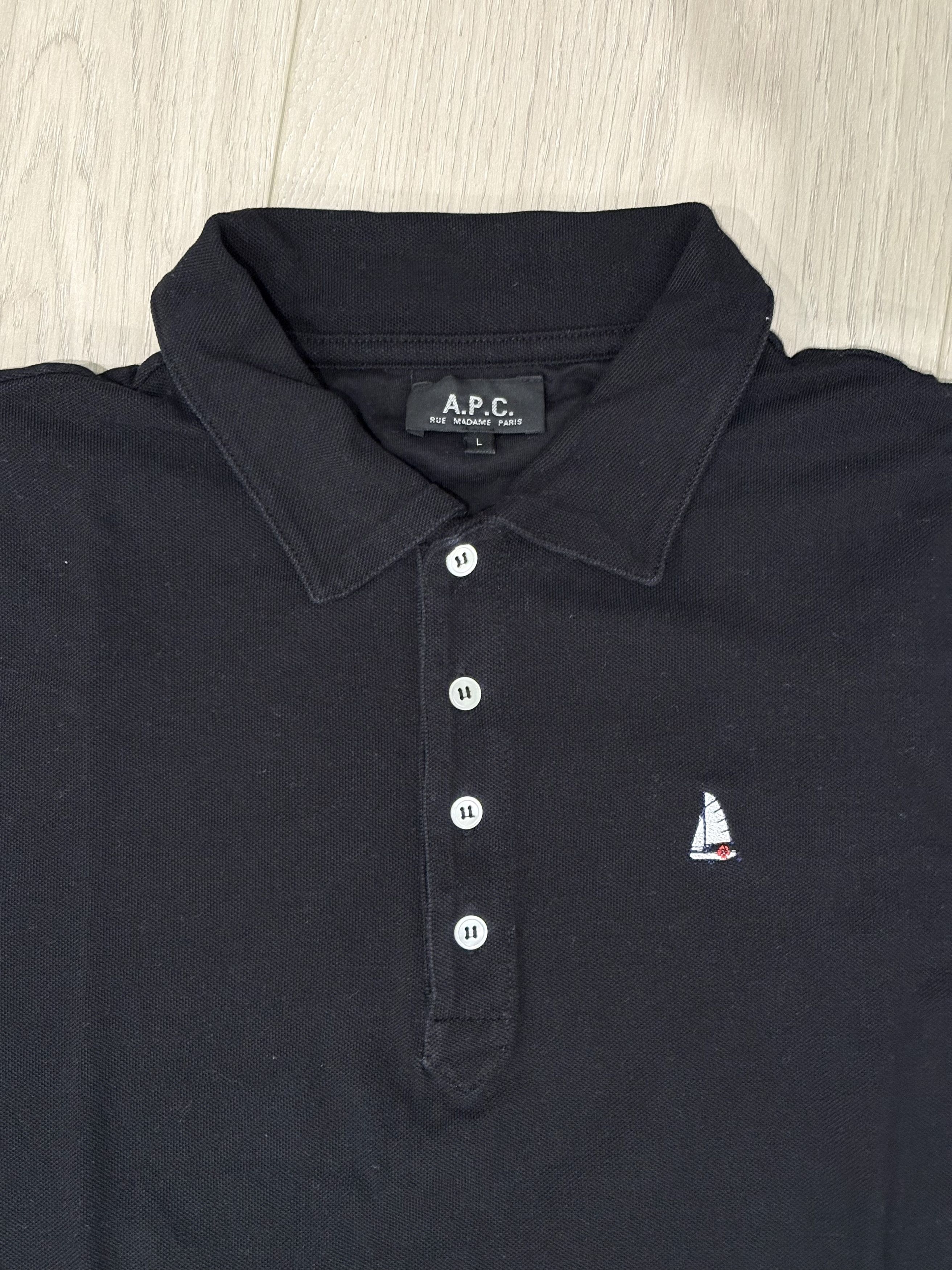 A.P.C. Sailing Boat Polo Size US L / EU 52-54 / 3 - 2 Thumbnail