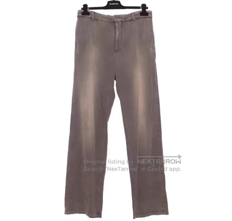 Balenciaga Balenciaga size XS Water-Washed Distressed Black Long Pant Size US 27 - 1 Thumbnail