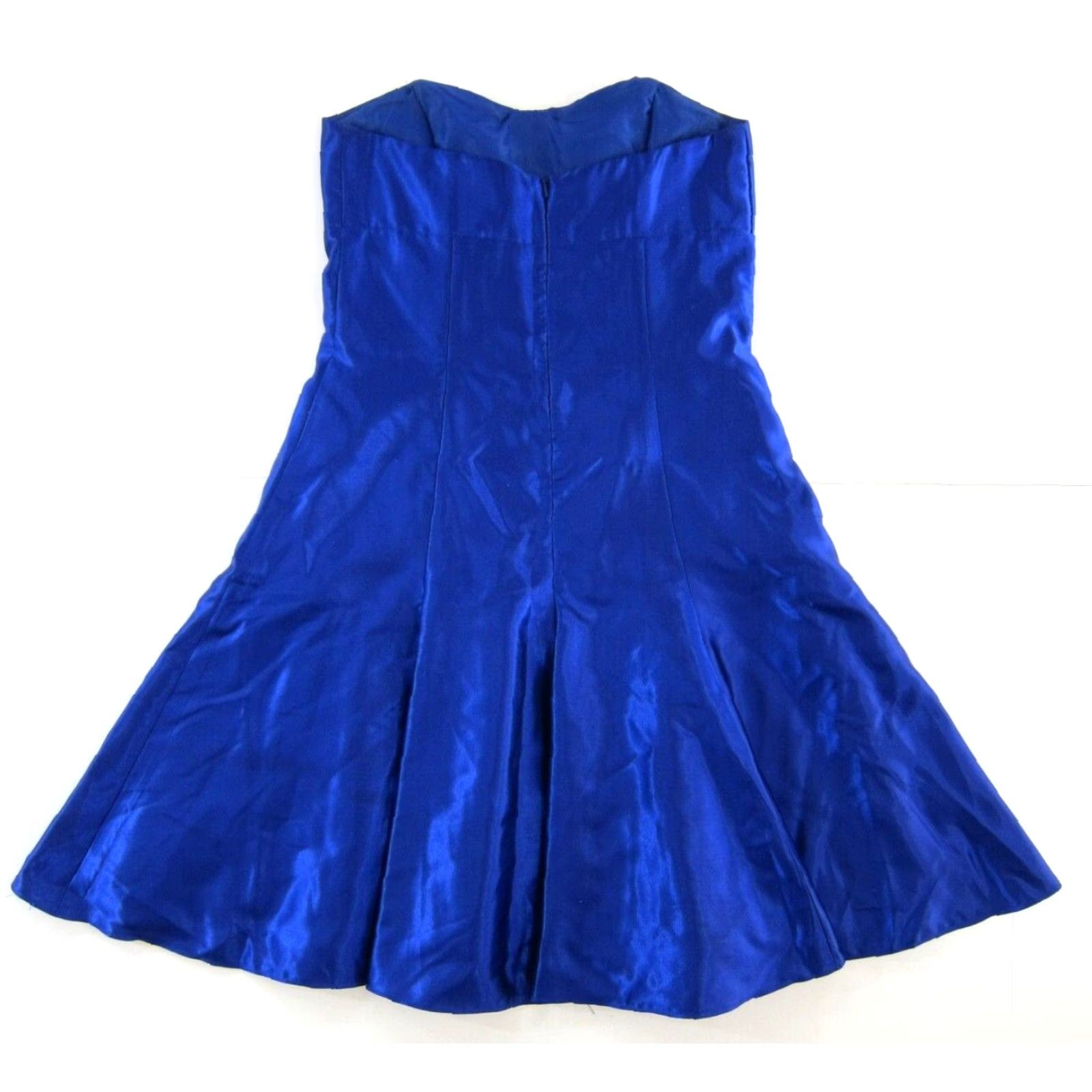 Vintage VINTAGE Gunne Sax Dress Jessica McClintock Blue Satin Beaded Sweatheart Prom Cocktail 7 Size M / US 6-8 / IT 42-44 - 2 Thumbnail