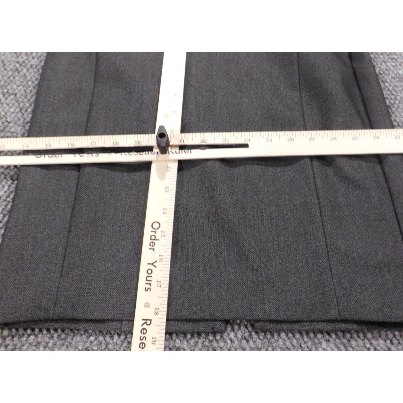 Express Express Skirt Womens 2 Gray A-Line Zip Knee Length Stretch Casual Regular Size 2 Polyester Viscose Knit Zipper Mens? Size 26" / US 2 / IT 38 - 5 Thumbnail