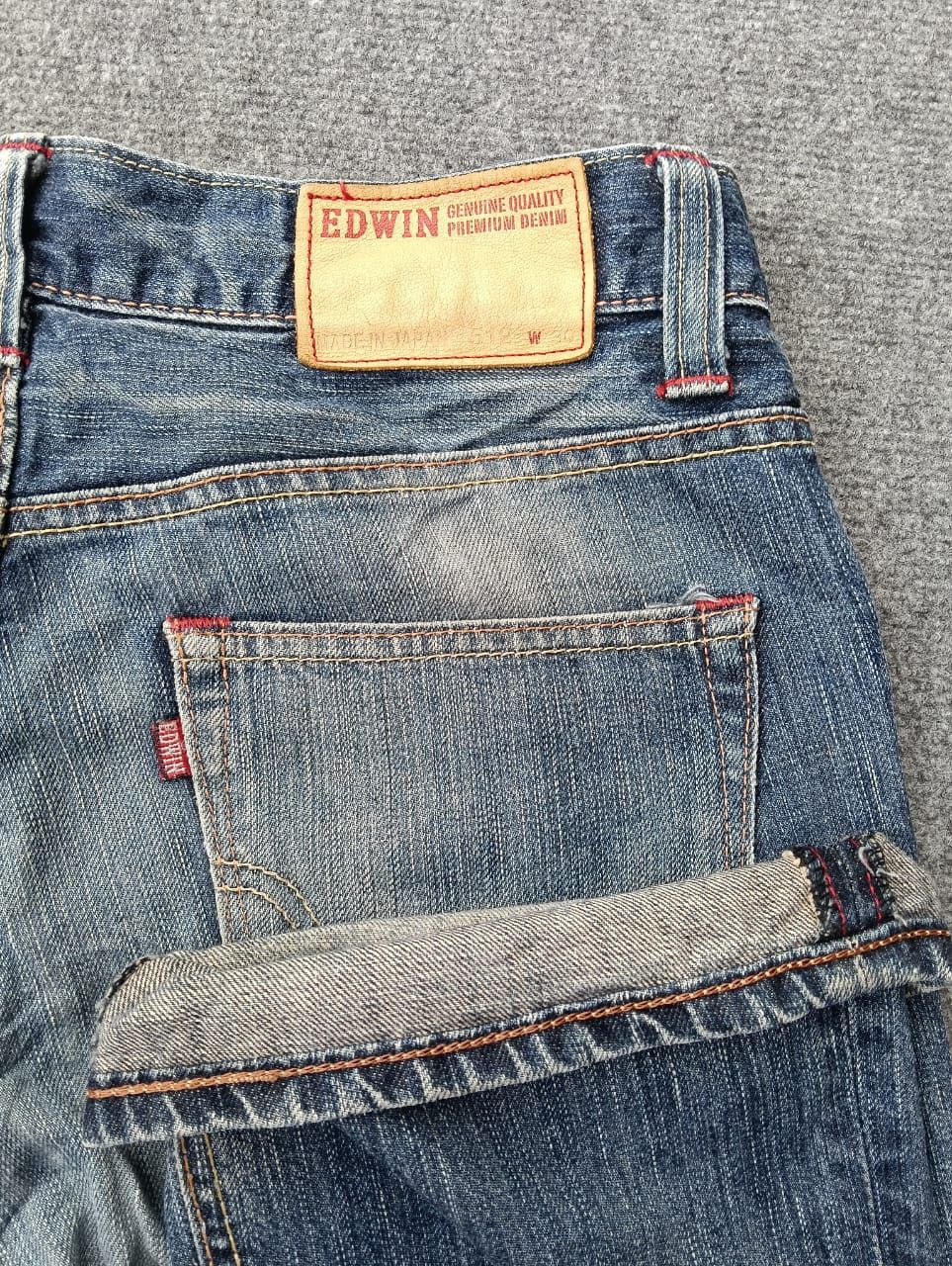 Edwin 🔥Hot EDWIN 512 Bootcut Denim Jeans - Japanese Vintage Wash. Size US 31 - 11 Thumbnail