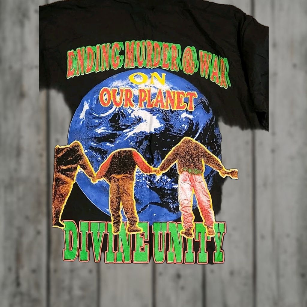 Vintage VINTAGE Bay Club World’s Day of Atonement Rap Tee 1996 Medium Black Short Sleeve Hip Hop Mens M 1990s Million Man March Bay Club? Size US M / EU 48-50 / 2 - 1 Thumbnail