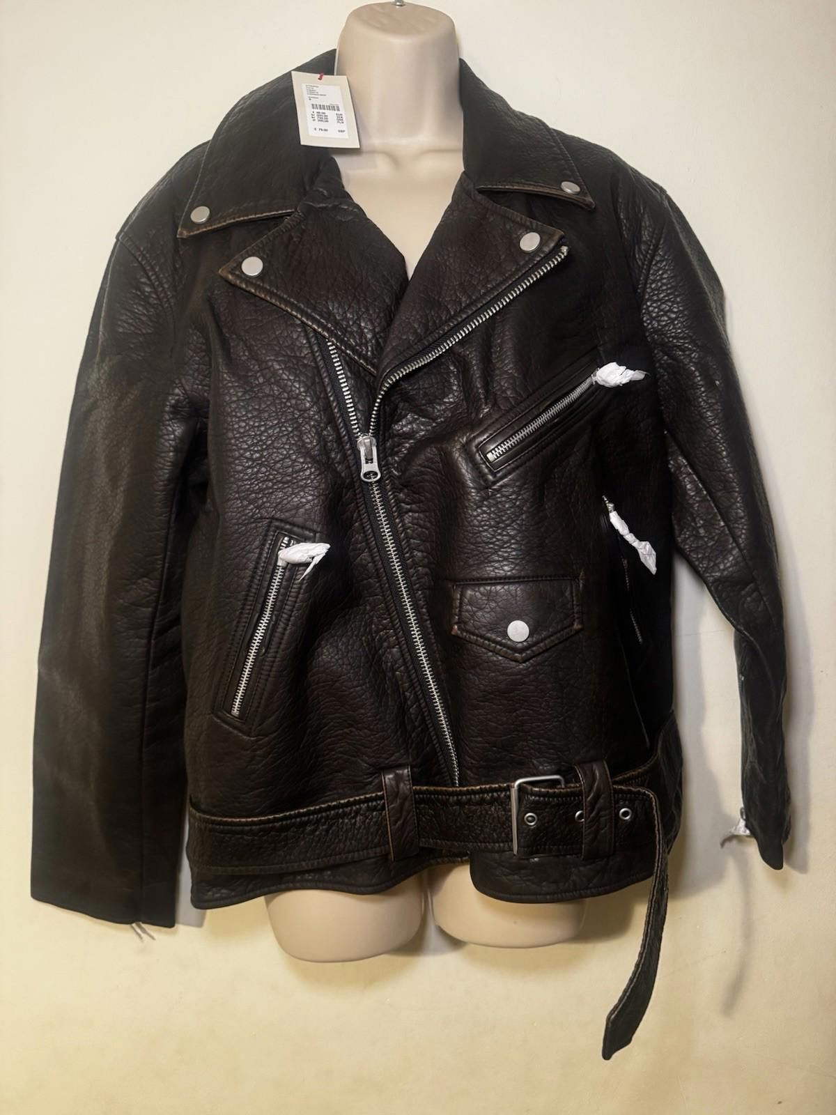Bdg BDG Oversized Faux Leather Biker Jacket BNWT S/8 Size S / US 4 / IT 40 - 1 Thumbnail