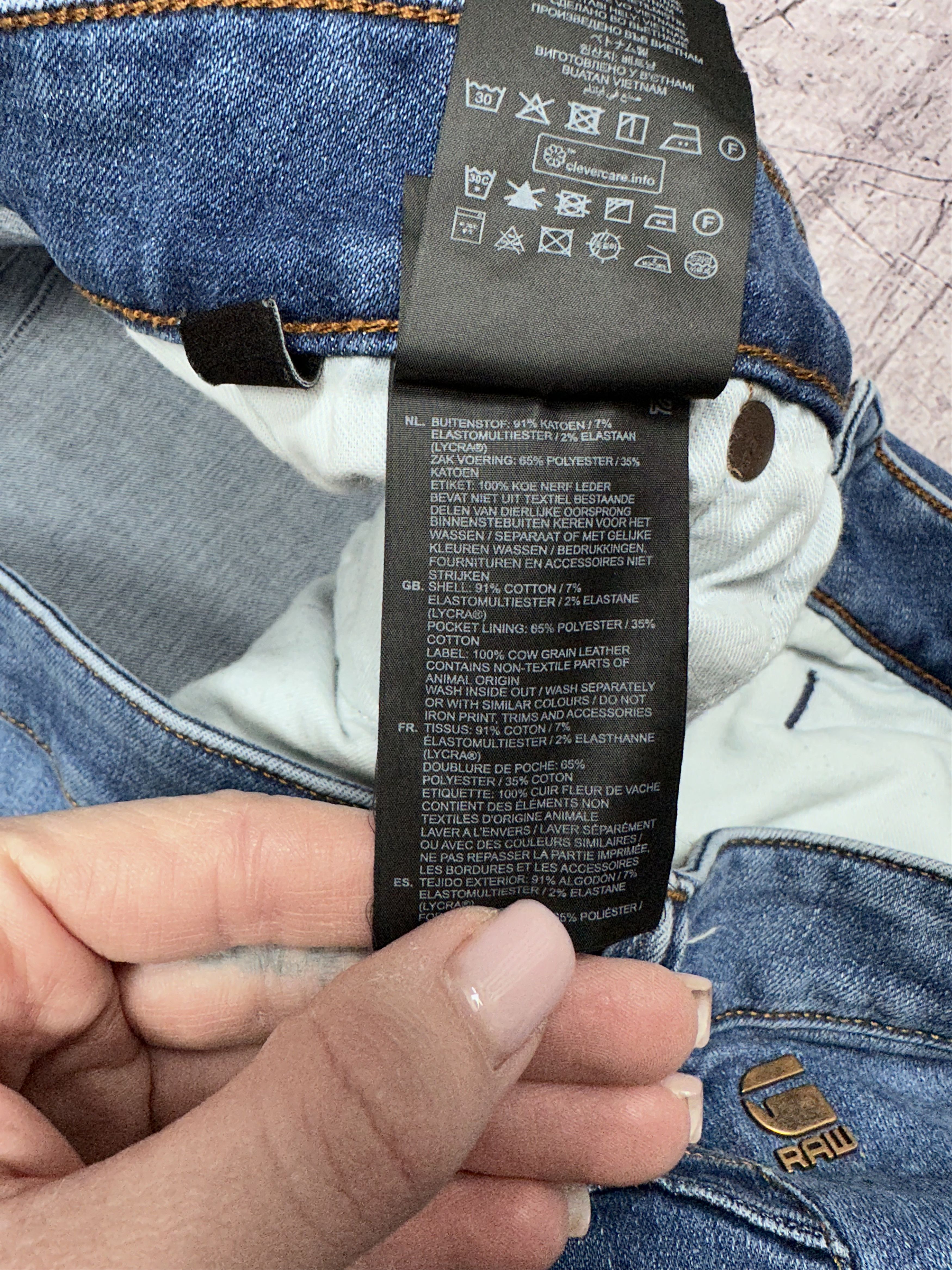 G-Star G Star Raw D-Staq 5 Pockets Mens Denim Pants Jeans Size US 38 / EU 54 - 5 Thumbnail