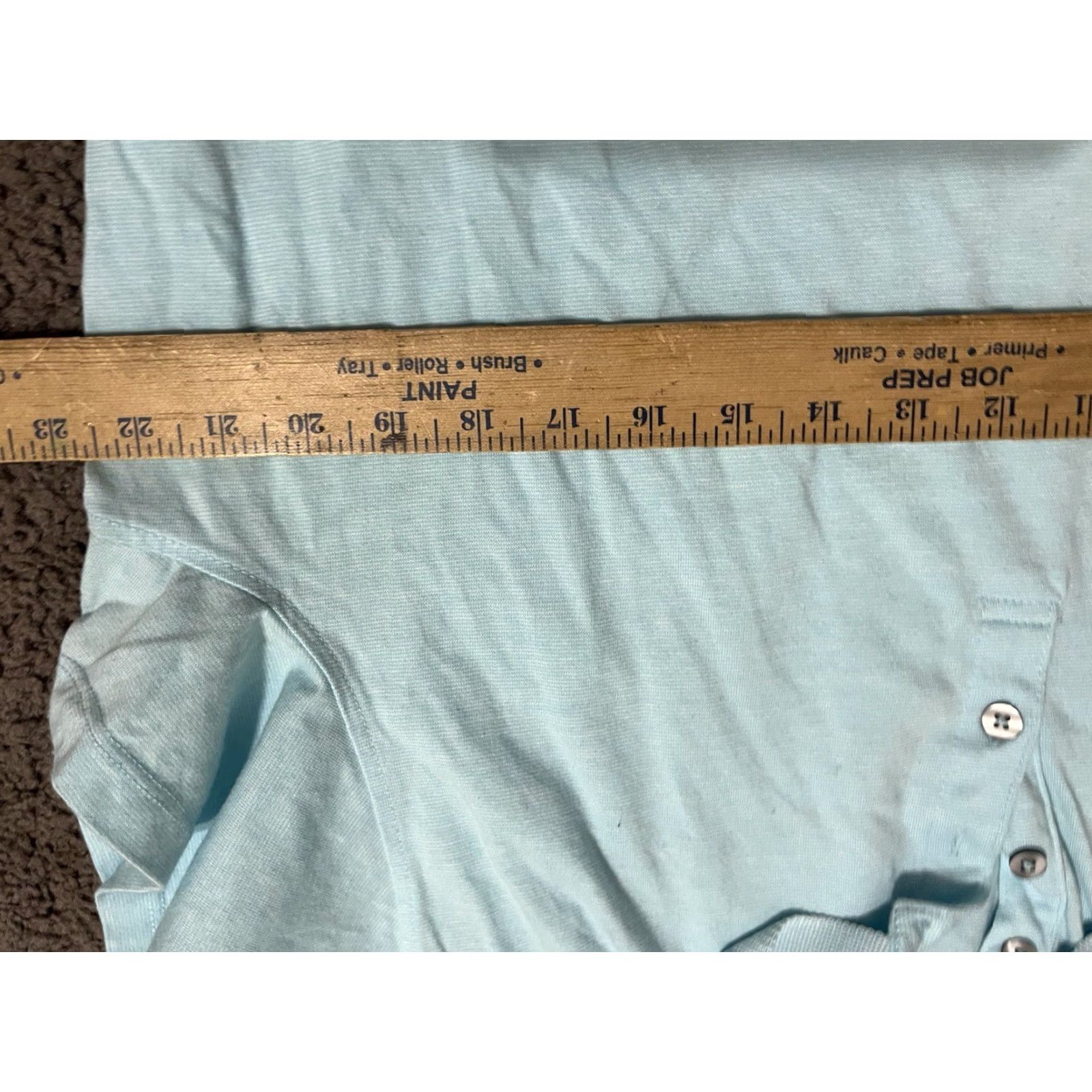 Alfani Alfani Polo Shirt Mens XL Light Blue Knit Short Sleeve Casual Polo Type 1/4 Zip Solid Size US XL / EU 56 / 4 - 4 Thumbnail