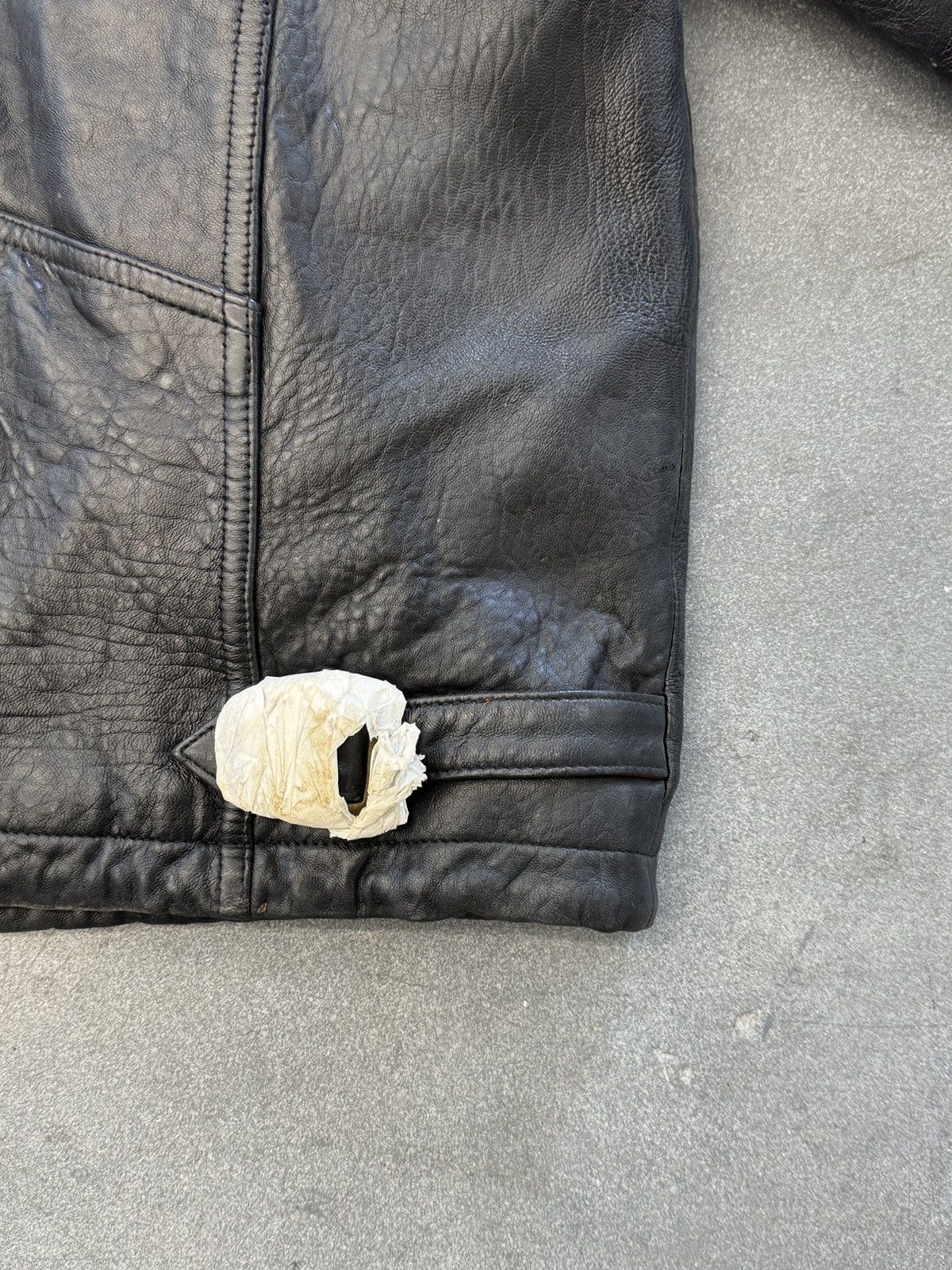 Vintage ‘90s Vintage Wu-Wear Leather Jacket Size US XXL / EU 58 / 5 - 7 Thumbnail