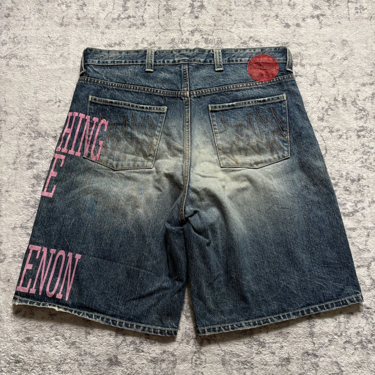PHENOMENON Phenomenon Something Like a Phenomenon Denim Shorts | 34 Size US 34 / EU 50 - 7 Thumbnail