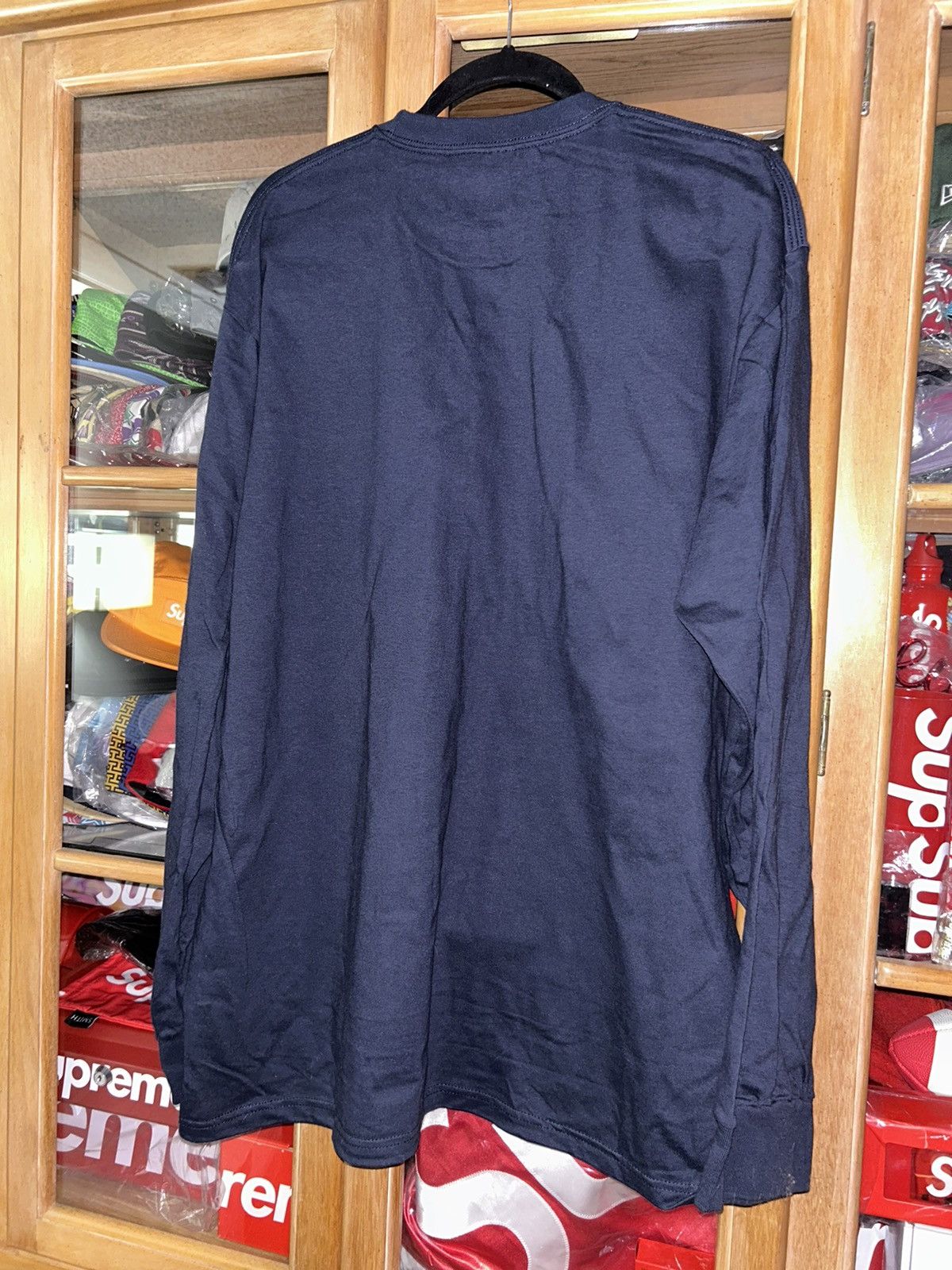 Supreme Supreme Blank L/S Tee Shirt Long Sleeve T/Shirt size XL NEW Size US XL / EU 56 / 4 - 5 Thumbnail