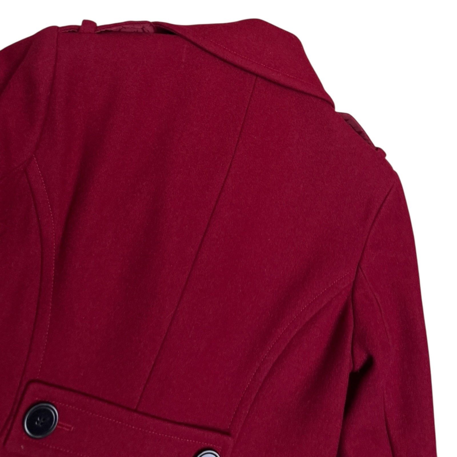 Other CLEO Petites Wool Blend Business Casual Pea Coat 6 Petite Size M / US 6-8 / IT 42-44 - 6 Thumbnail