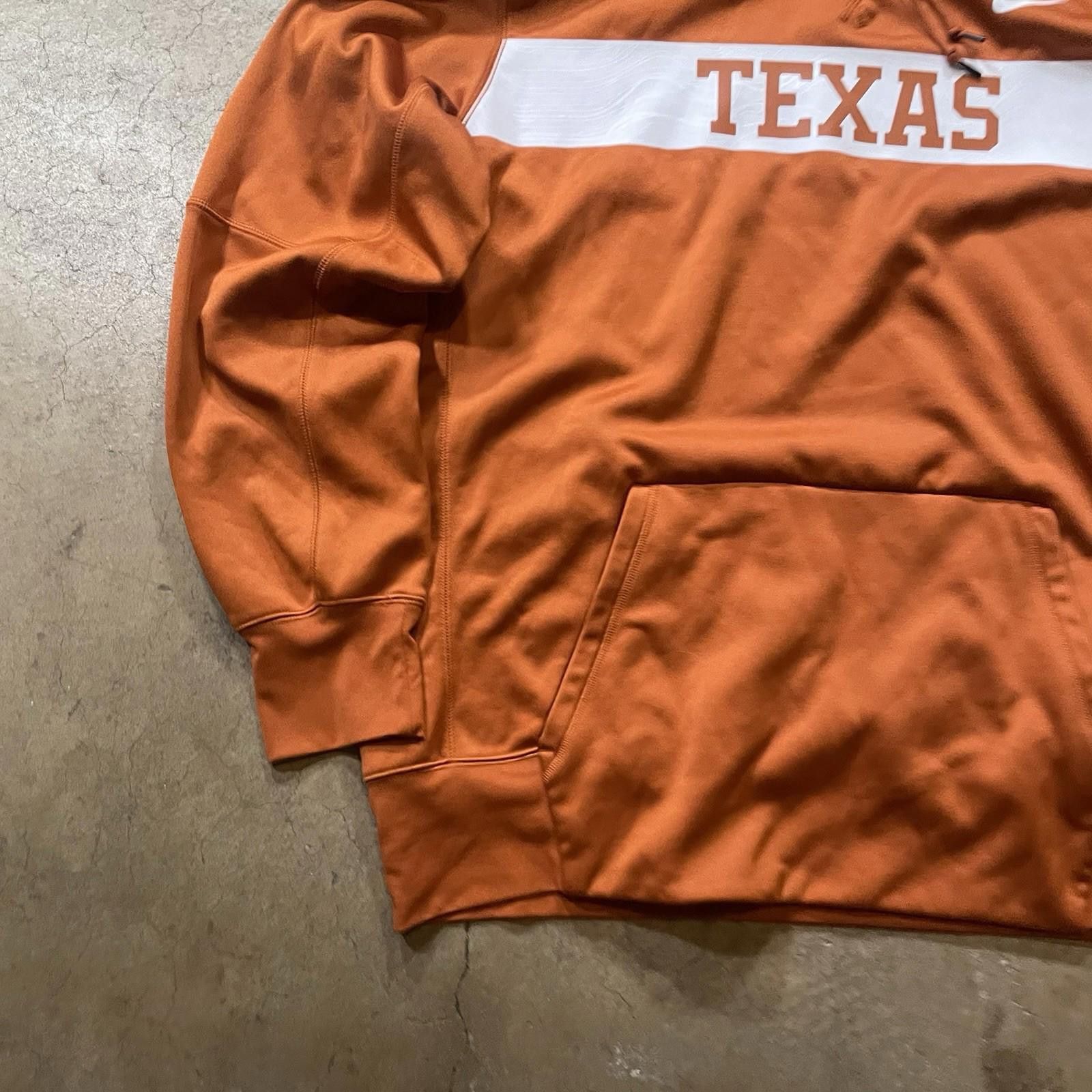 Nike Texas Longhorns Nike Swoosh Hoodie Mens XL Dri Fit Size ONE SIZE - 3 Thumbnail