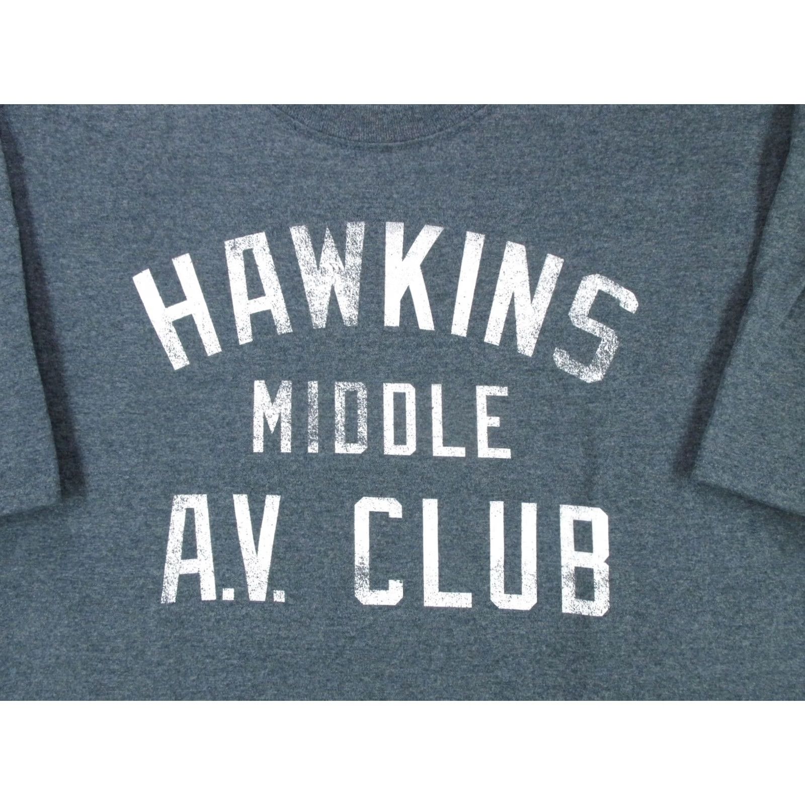 Vintage VINTAGE FRIGHT RAGS STRANGER THINGS Hawkins Middle AV Club T-Shirt 3XL horror sci fi Shirt Men Gray 80s 90s Size US XL / EU 56 / 4 - 2 Thumbnail