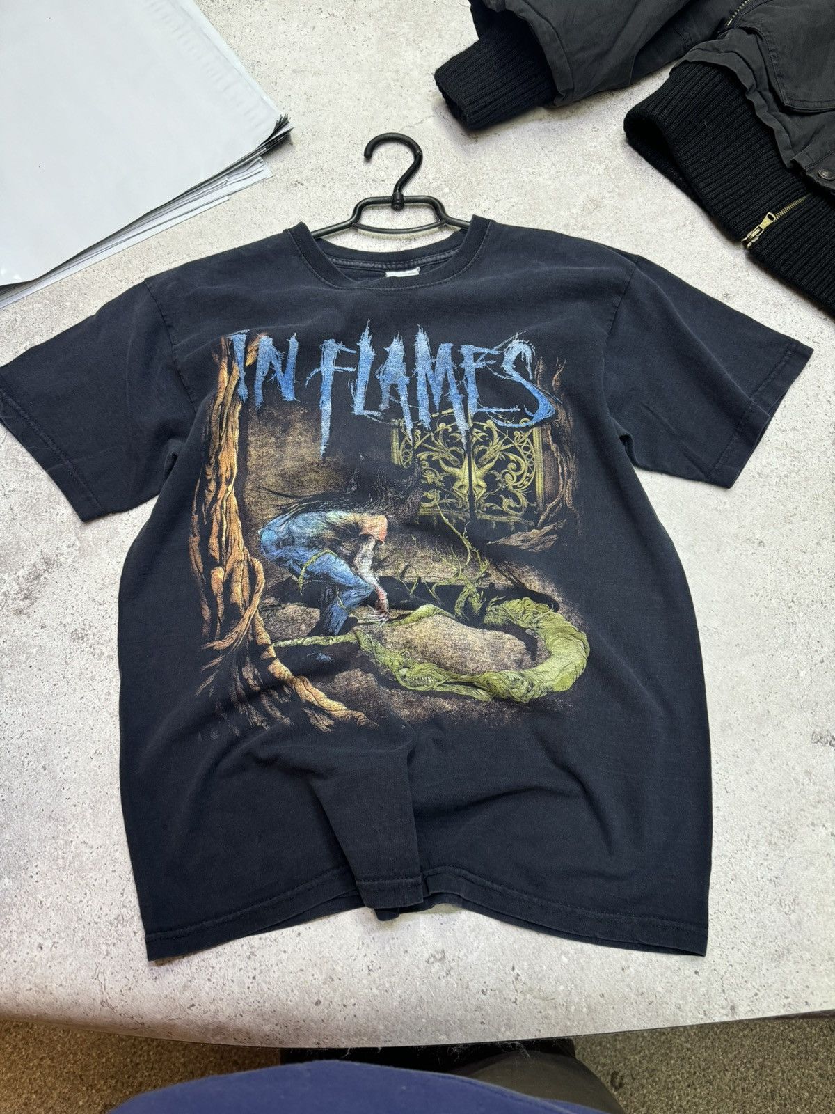 Vintage 00s In Flames Vintage Big Print Ter Size US S / EU 44-46 / 1 - 1 Preview