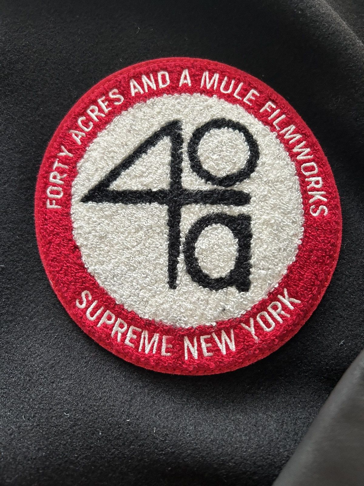 Supreme Supreme/Spike Lee/Malcolm X Wool Varsity Jacket Medium Size US M / EU 48-50 / 2 - 2 Thumbnail
