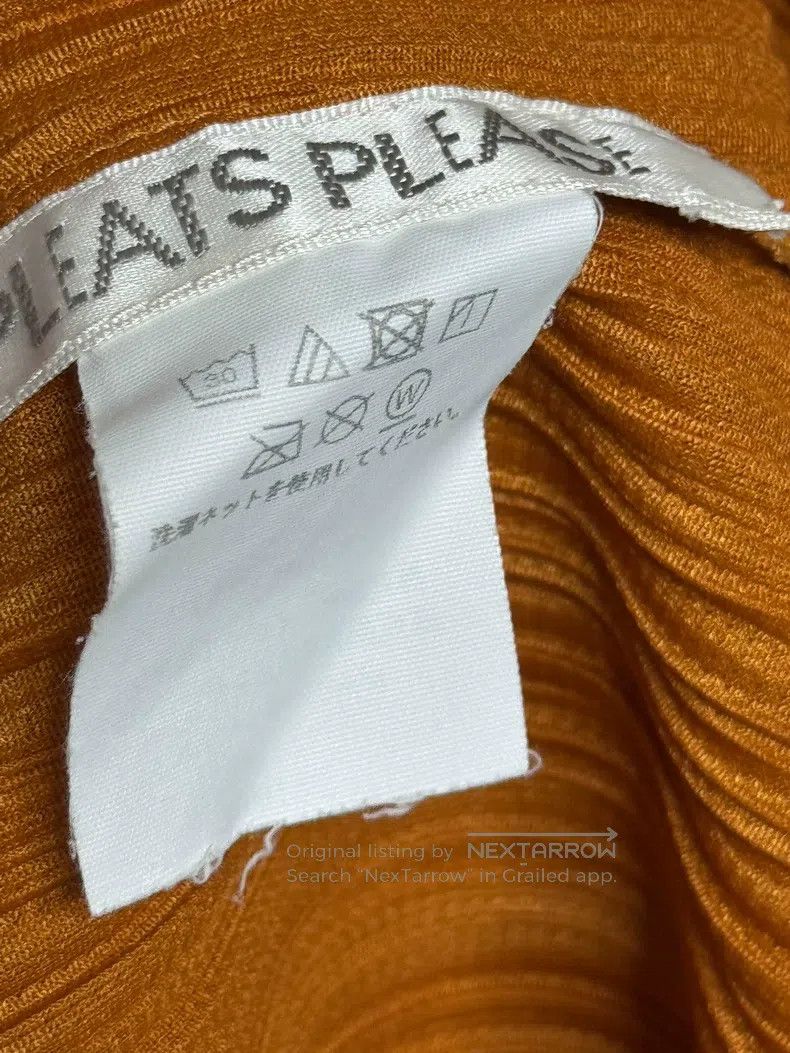 Issey Miyake Issey Miyake Pumpkin Orange Long-sleeve Dress Size L / US 10 / IT 46 - 3 Thumbnail