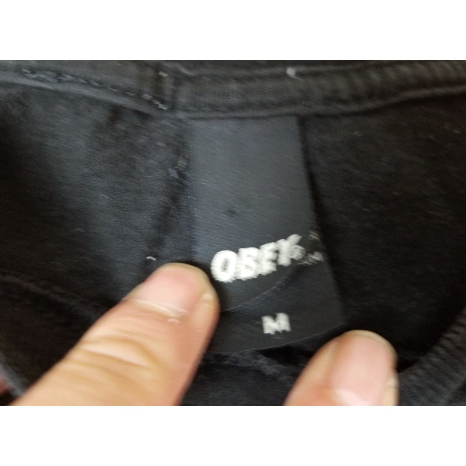 Obey VINTAGE OBEY BLACK COTTON T-SHIRT SZ MEDIUM Mens T-Shirt XS? Size US M / EU 48-50 / 2 - 2 Thumbnail