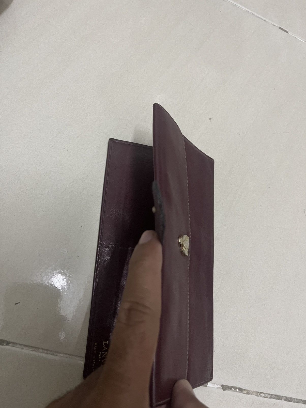 Gallery Dept. × Lanvin Vintage 80s lanvin leather wallet Size ONE SIZE - 8 Thumbnail