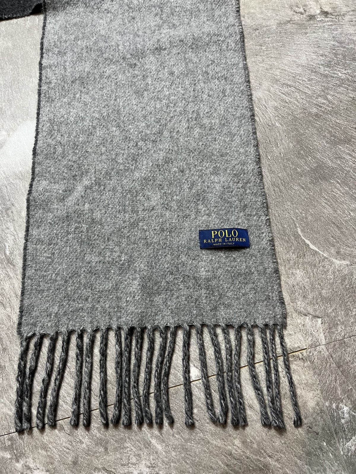 Polo Ralph Lauren Vintage Polo Ralph Lauren Big Pony Scarf Wool Cashmere Size ONE SIZE - 8 Thumbnail