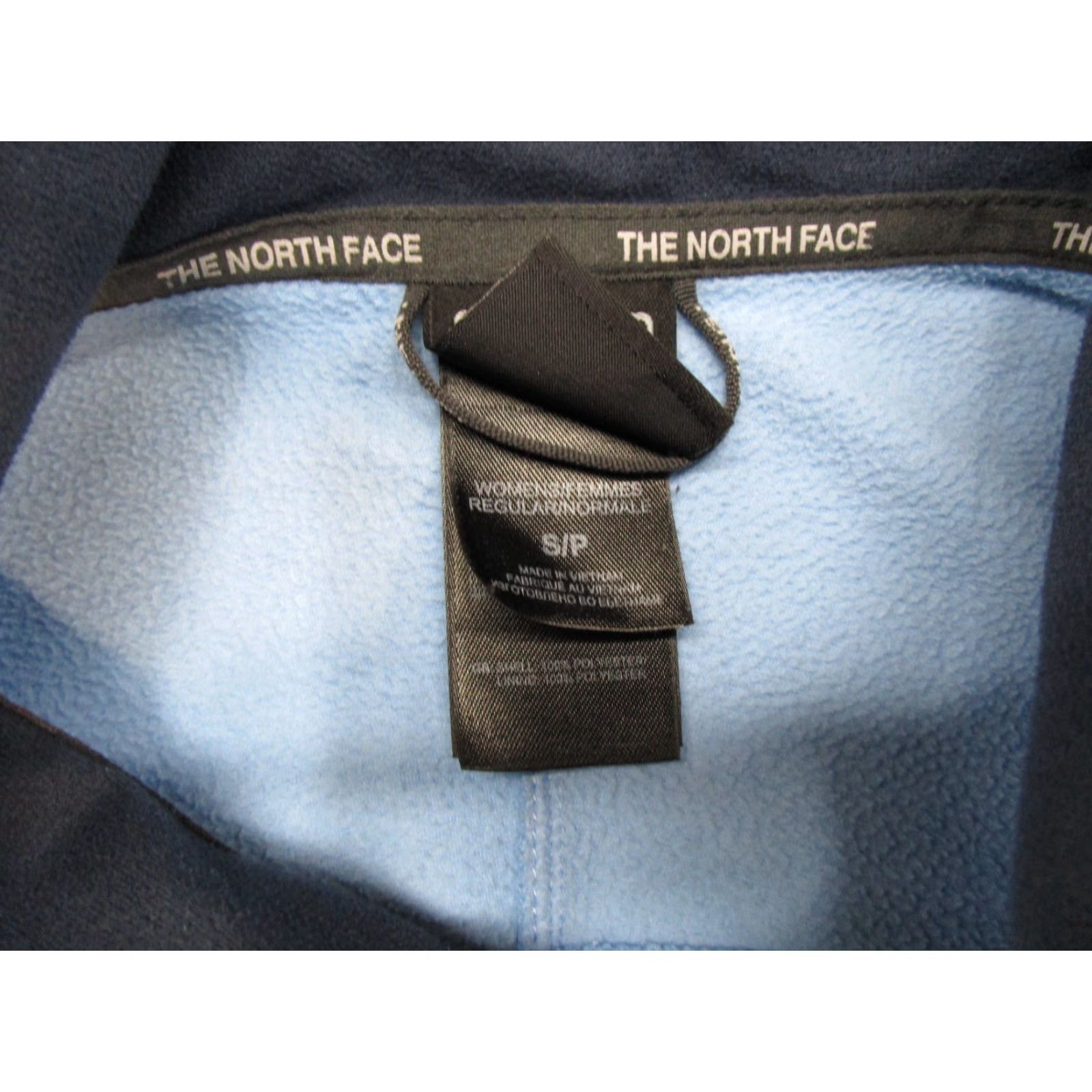The North Face The North Face Lightweight Blue Fleece Women's Jacket Size S Full Zip Jacket Casual Winter Spring Fall Wind-Resistant Womens Size S / US 4 / IT 40 - 4 Thumbnail