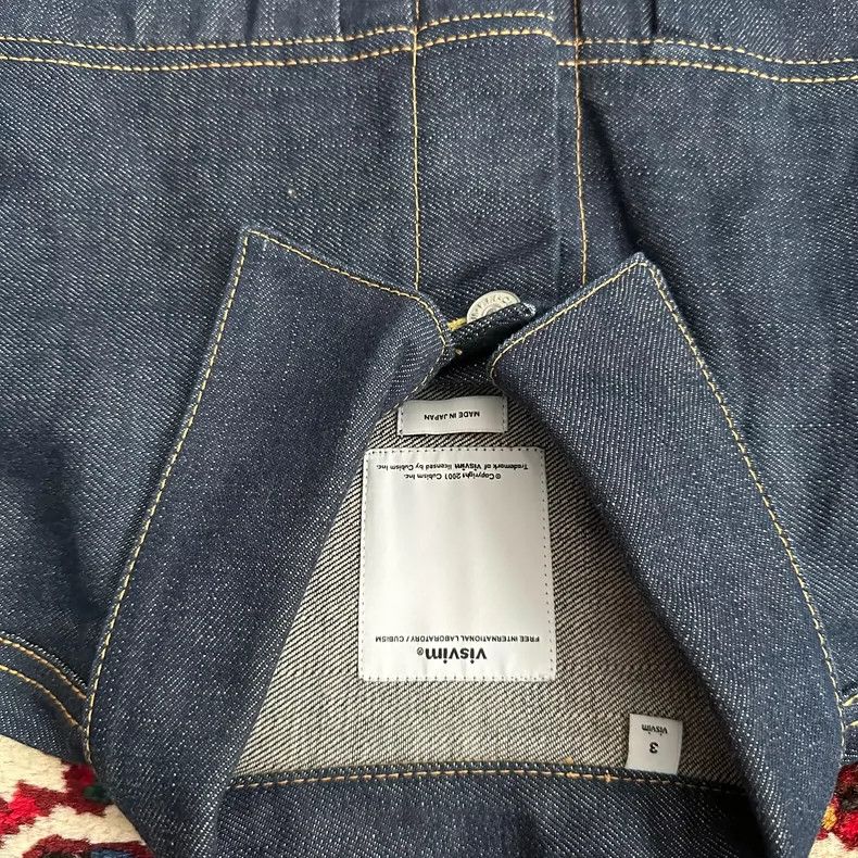 Visvim Visvim17ss 101 unbleached denim jacket 2504-Nextarrow Size US L / EU 52-54 / 3 - 9 Thumbnail