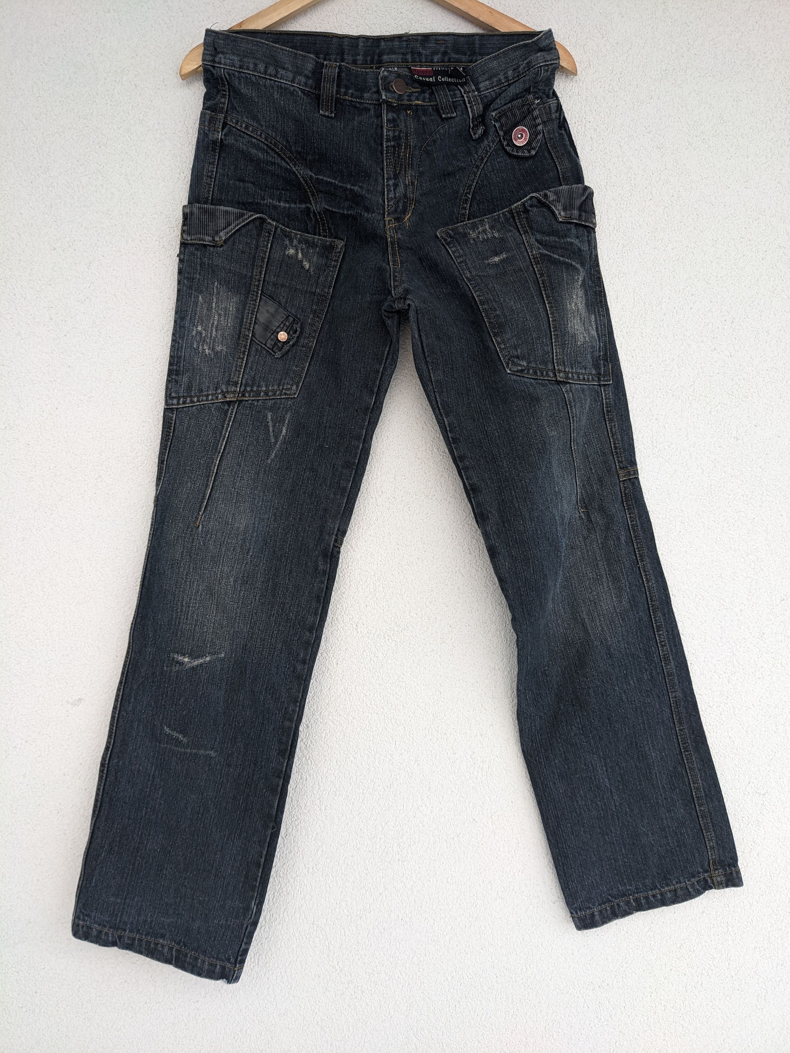 Japanese Brand Crazy Cargo patched pants y2k Size US 28 / EU 44 - 4 Thumbnail