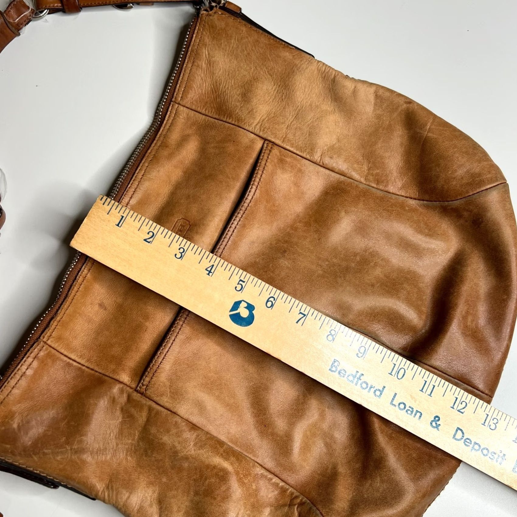Coach VTG Coach Brown Leather Shoulder Bag Hobo Purse Pink Lining Medium Womens Size ONE SIZE - 4 Thumbnail