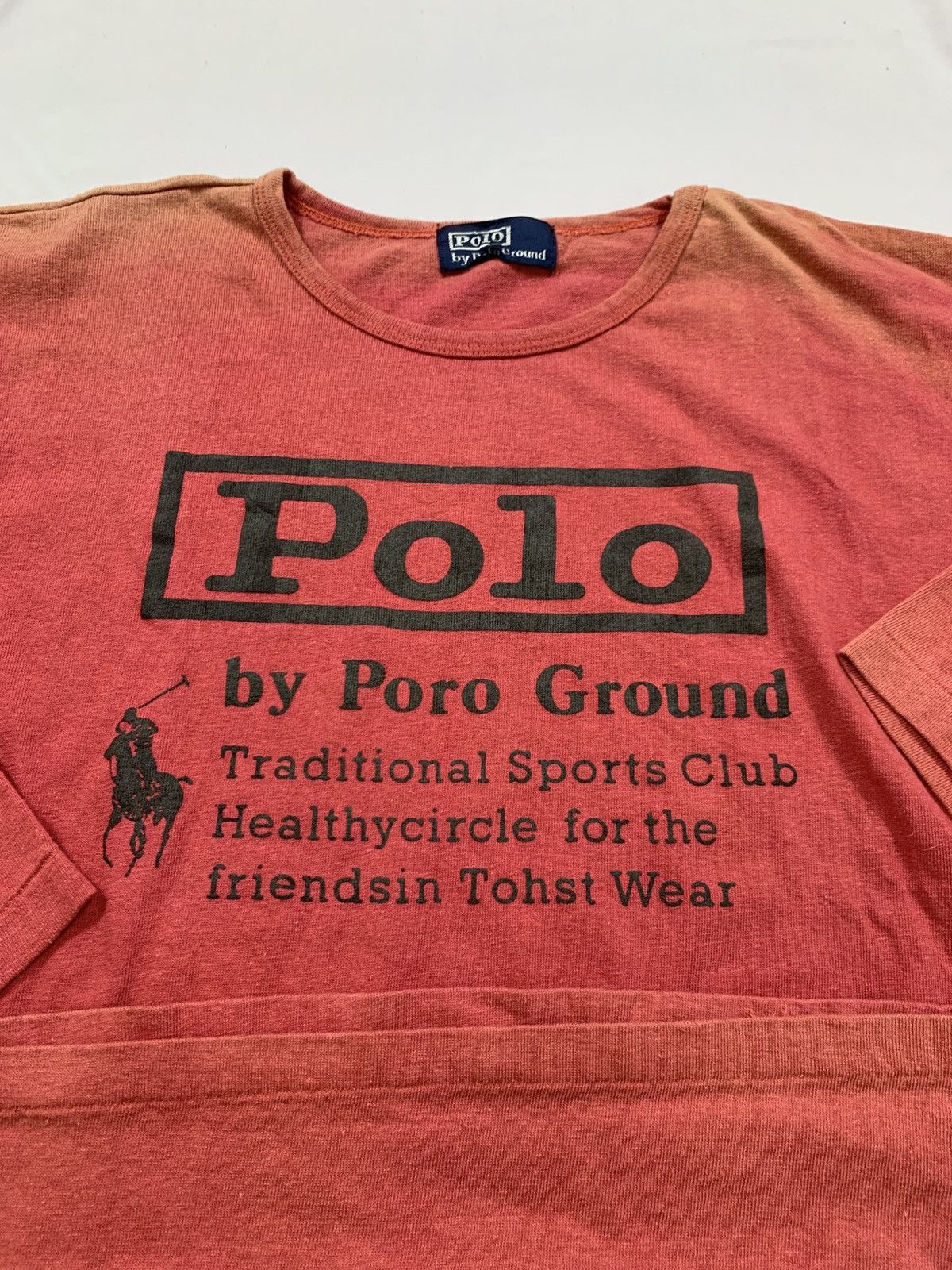 Polo Ralph Lauren Vtg Polo by Polo Ground Distressed Longslevee Size US L / EU 52-54 / 3 - 4 Thumbnail