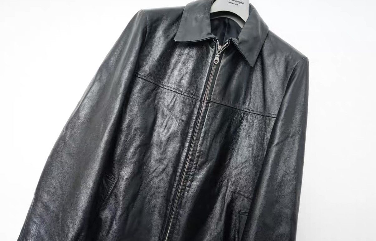Yohji Yamamoto Yohji Yamamoto AAR Double Zip Mid-Length Leather Jacket Size US M / EU 48-50 / 2 - 5 Thumbnail
