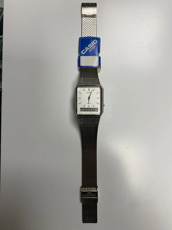 Casio Rare Casio Vintage AQ-707 Ana-Digi Size 28 - 4 Thumbnail