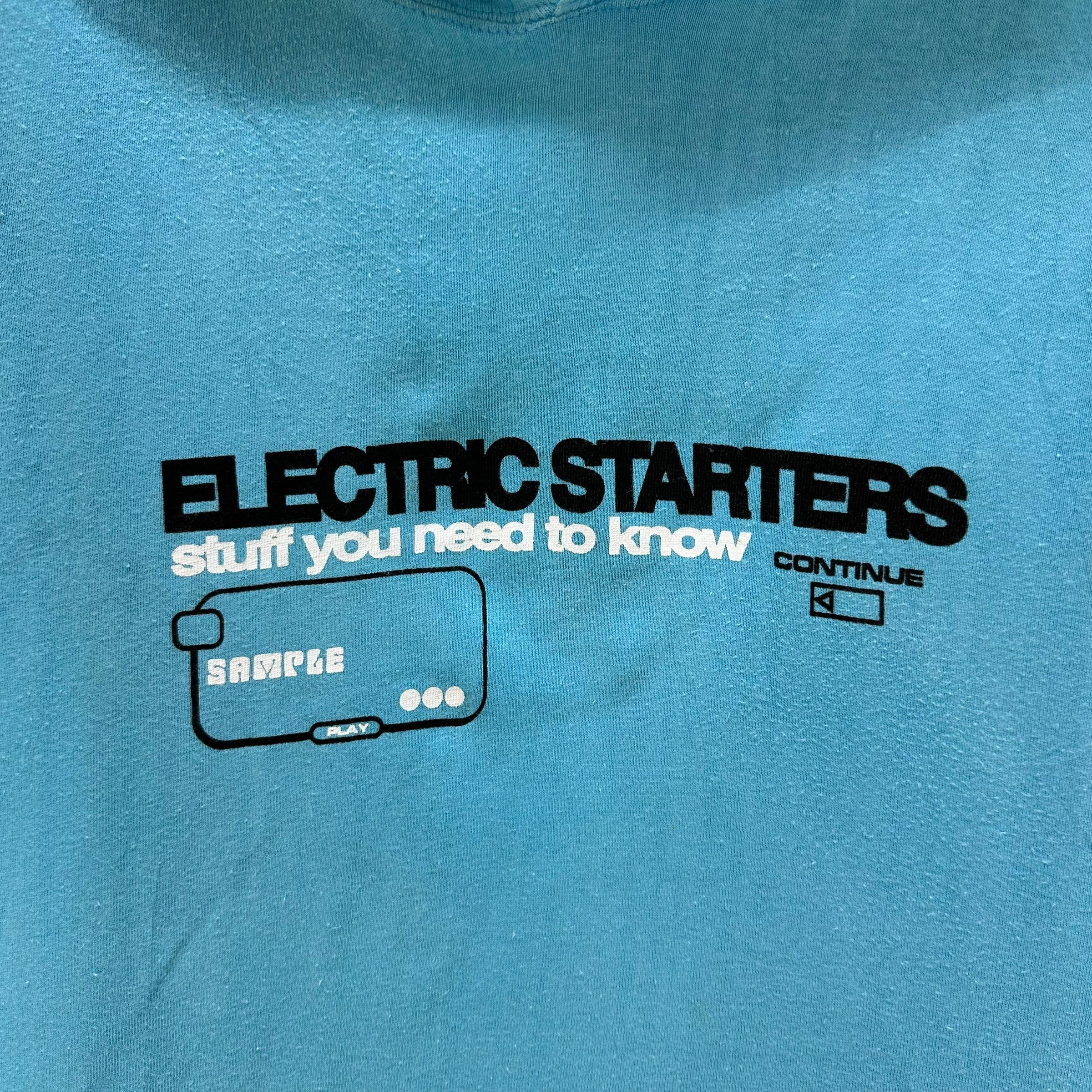 Japanese Brand OVER HEAD ELECTRIC STARTE SHORT SLEEVE HOODIES #9066-54 Size US L / EU 52-54 / 3 - 3 Thumbnail