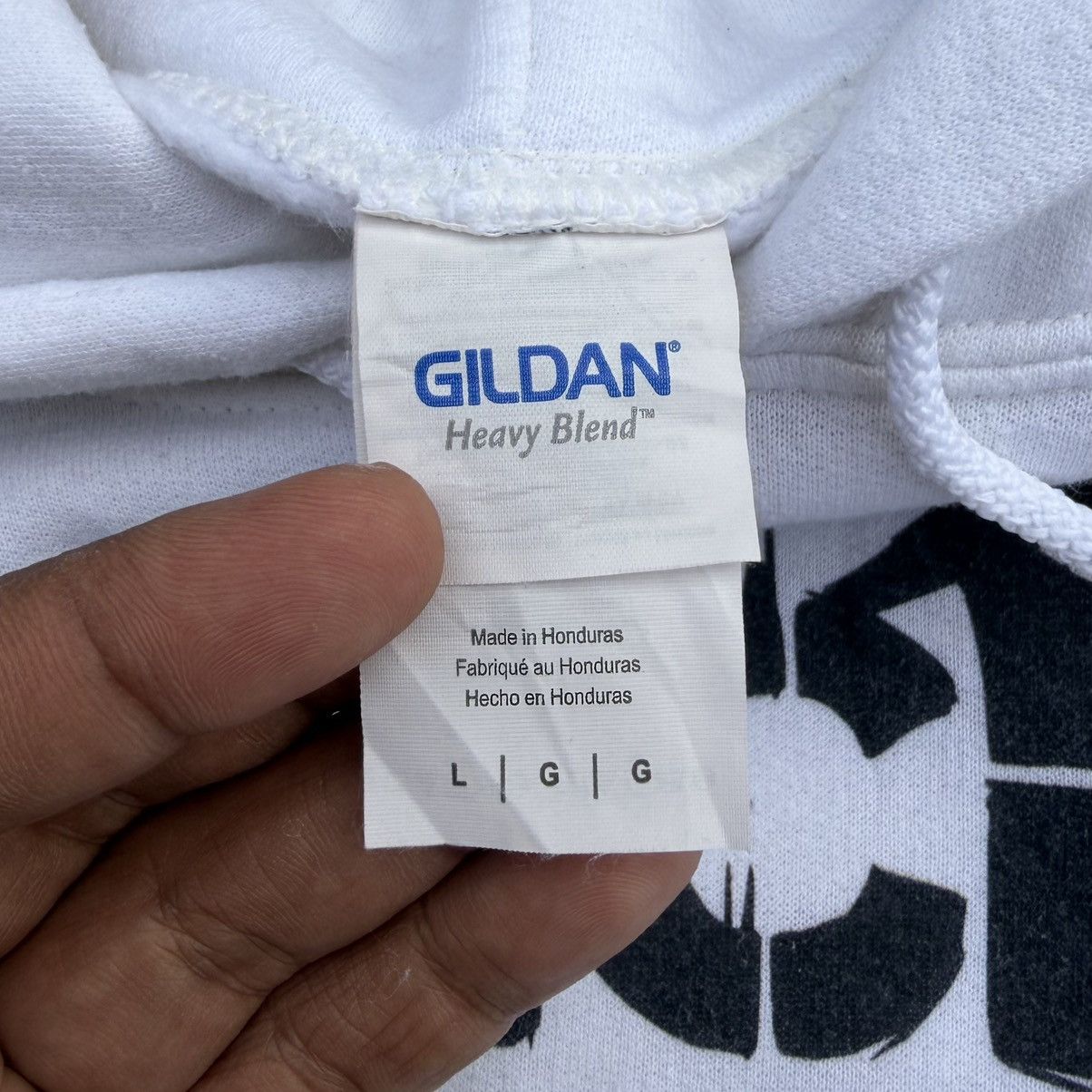 Vintage Vintage Style Gildan Hoodie Dead Neck Skull Size US L / EU 52-54 / 3 - 10 Thumbnail
