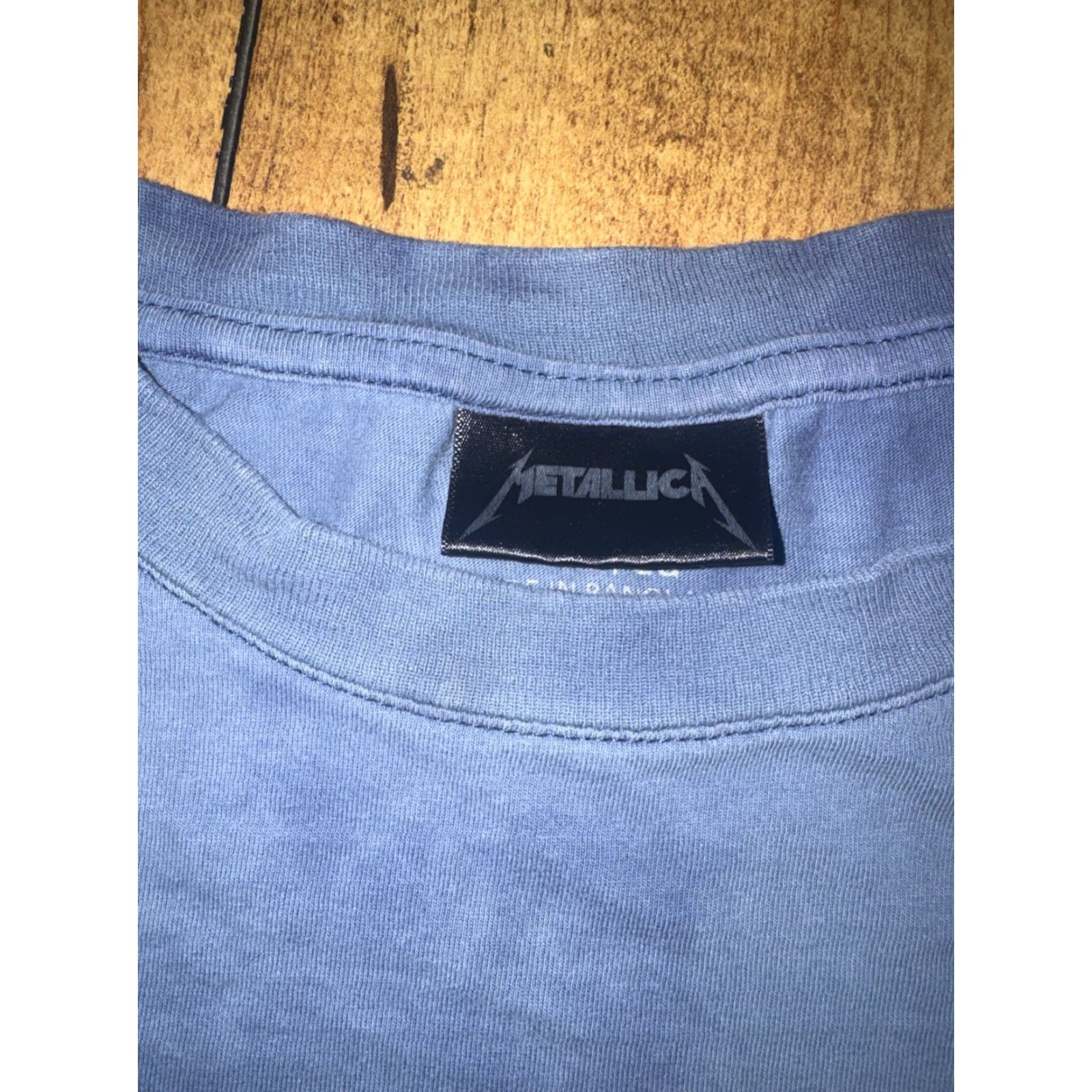 Cotton On Metallica T-Shirt Cotton On Tie Dye Blue XL 22x25 Men Regular Size XL color Blue Size US XL / EU 56 / 4 - 4 Thumbnail