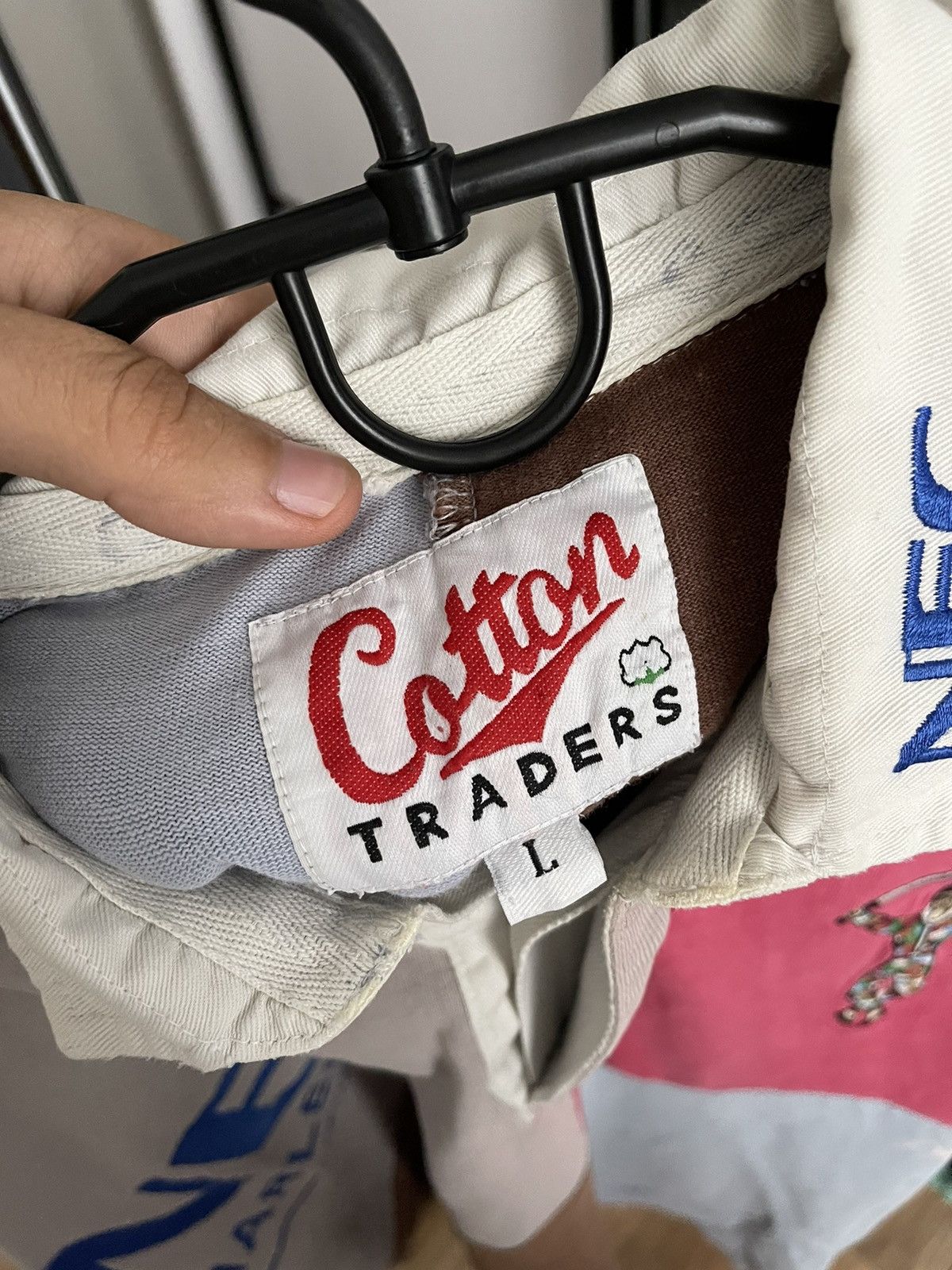 Cotton Traders Harlequins Cotton Traders Rugby Polo Sweatshirt 90s Size US L / EU 52-54 / 3 - 10 Thumbnail