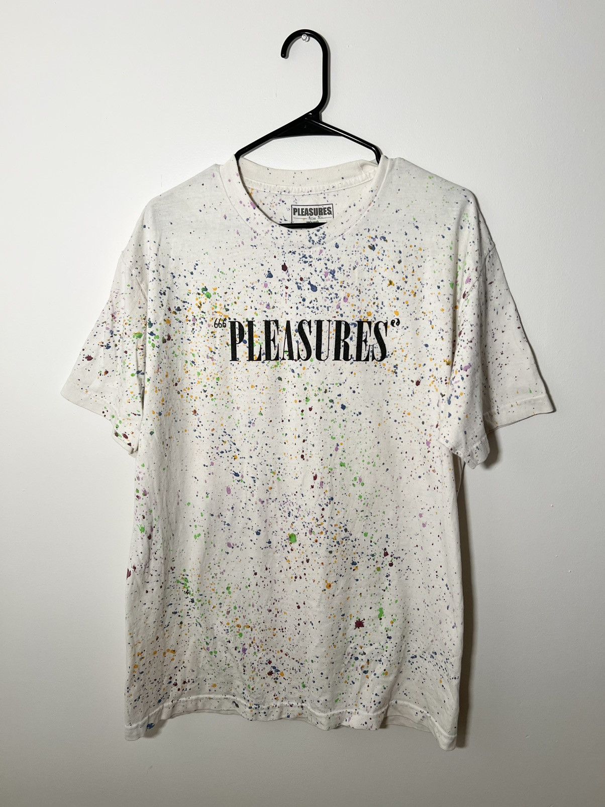 Pleasures Pleasures White T-Shirt Size US L / EU 52-54 / 3 - 1 Thumbnail