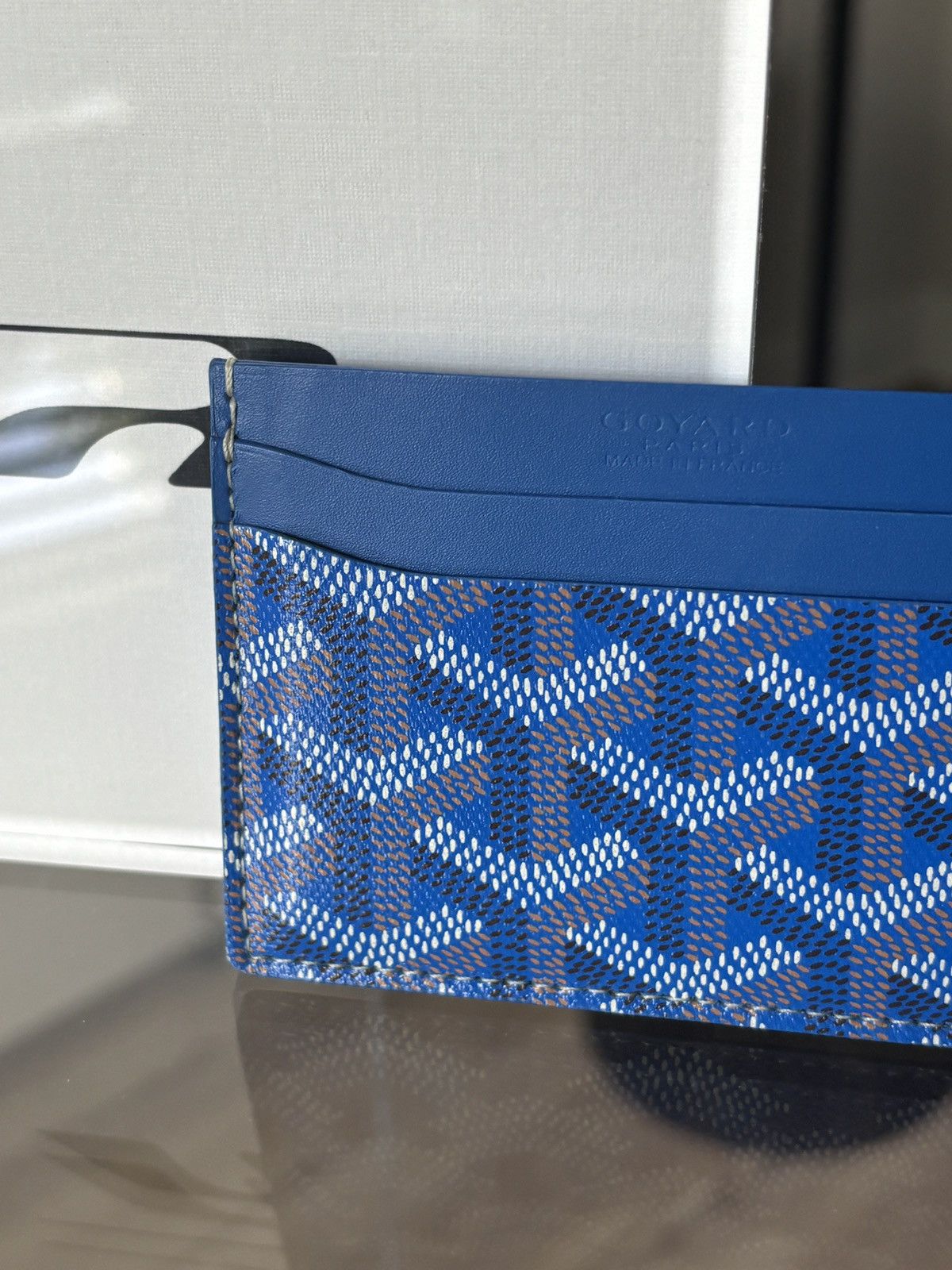 Goyard GOYARD | BLUE SULPICE CARDHOLDER WALLET Size ONE SIZE - 5 Thumbnail