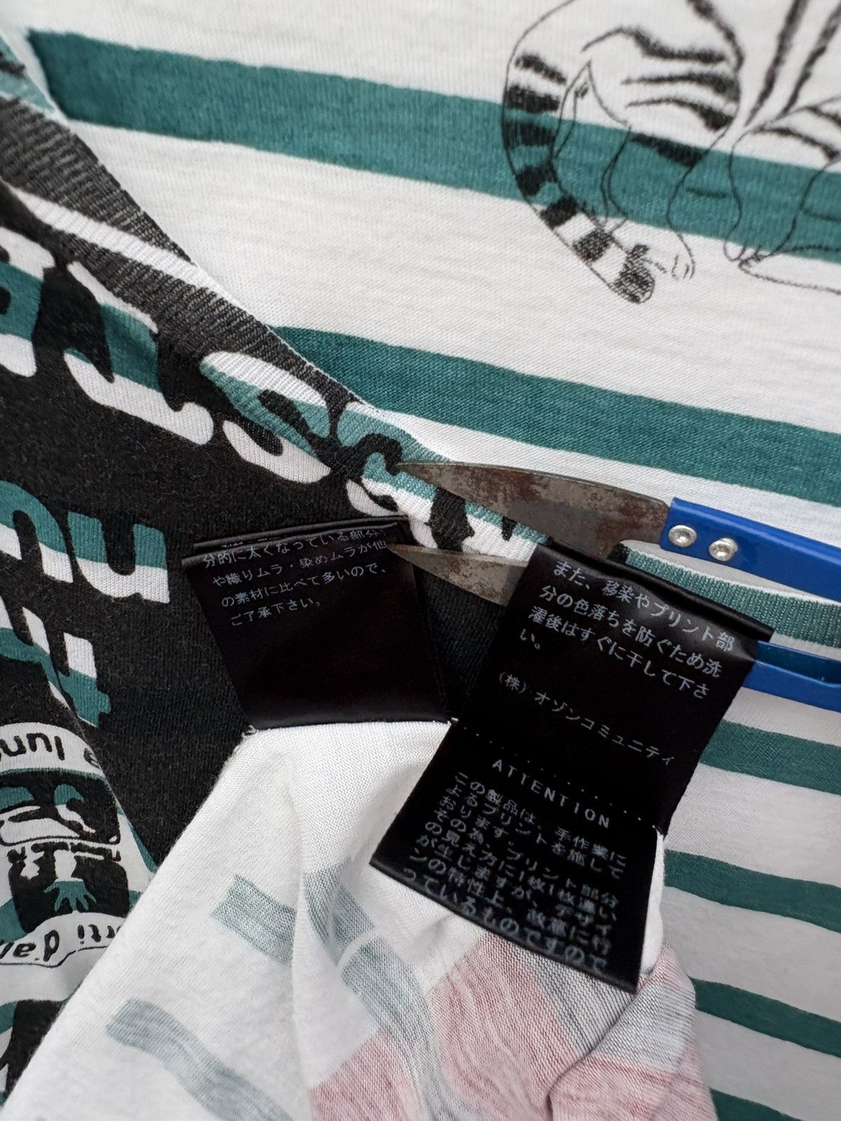 Andy Warhol × Hysteric Glamour Hysteric Glamour X Andy Warhol Stripes Longsleeve Shirt Size ONE SIZE - 9 Thumbnail