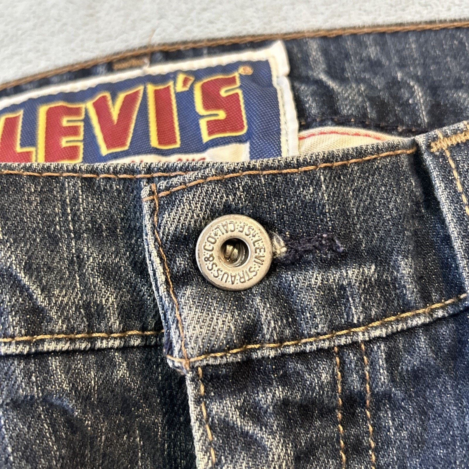 Levi's Levis Baggy Shorts Mens 32x9 Jhorts Raw Hems Loose Relaxed Size US 32 / EU 48 - 6 Thumbnail