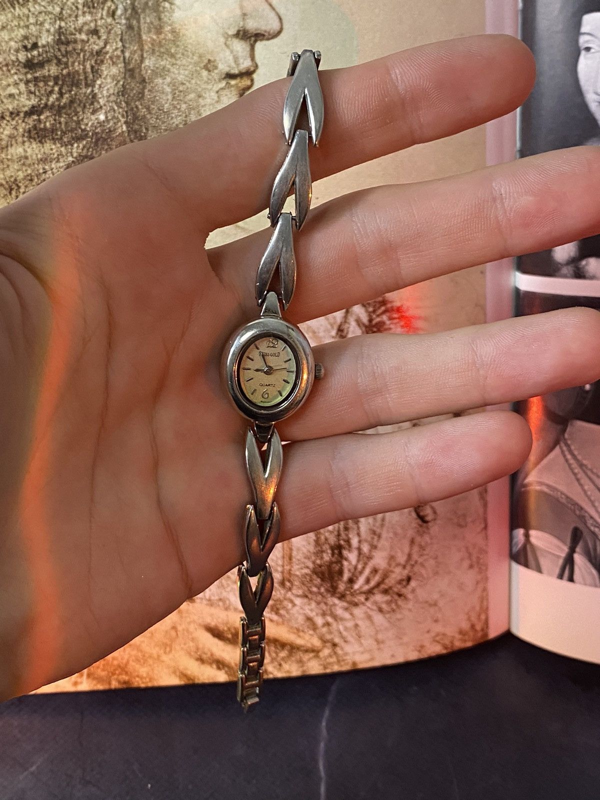 Jewelry × Vintage Swiss Gold Watch: Elegant & Quality ✨ Size ONE SIZE - 7 Thumbnail