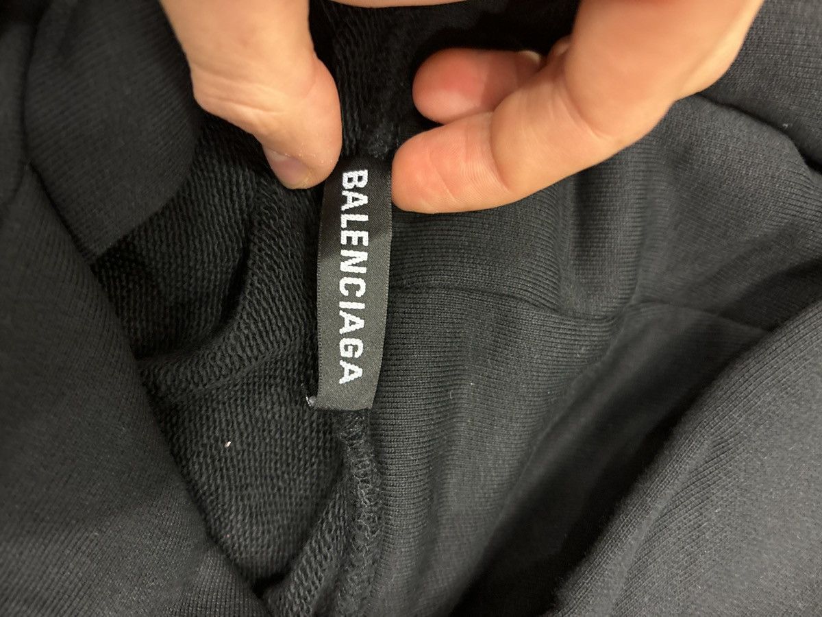 Balenciaga Balenciaga Gym Wear Collection Logo Black Hoodie Size US XXL / EU 58 / 5 - 5 Thumbnail